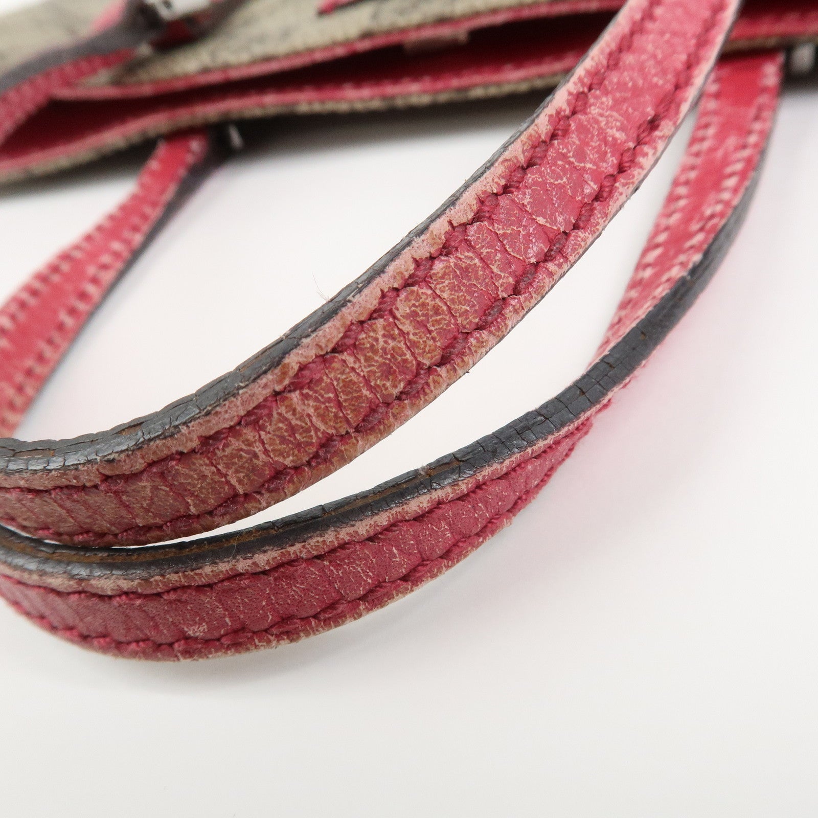 GUCCI GG Supreme Leather Tote Bag Hand Bag Beige Pink 117551