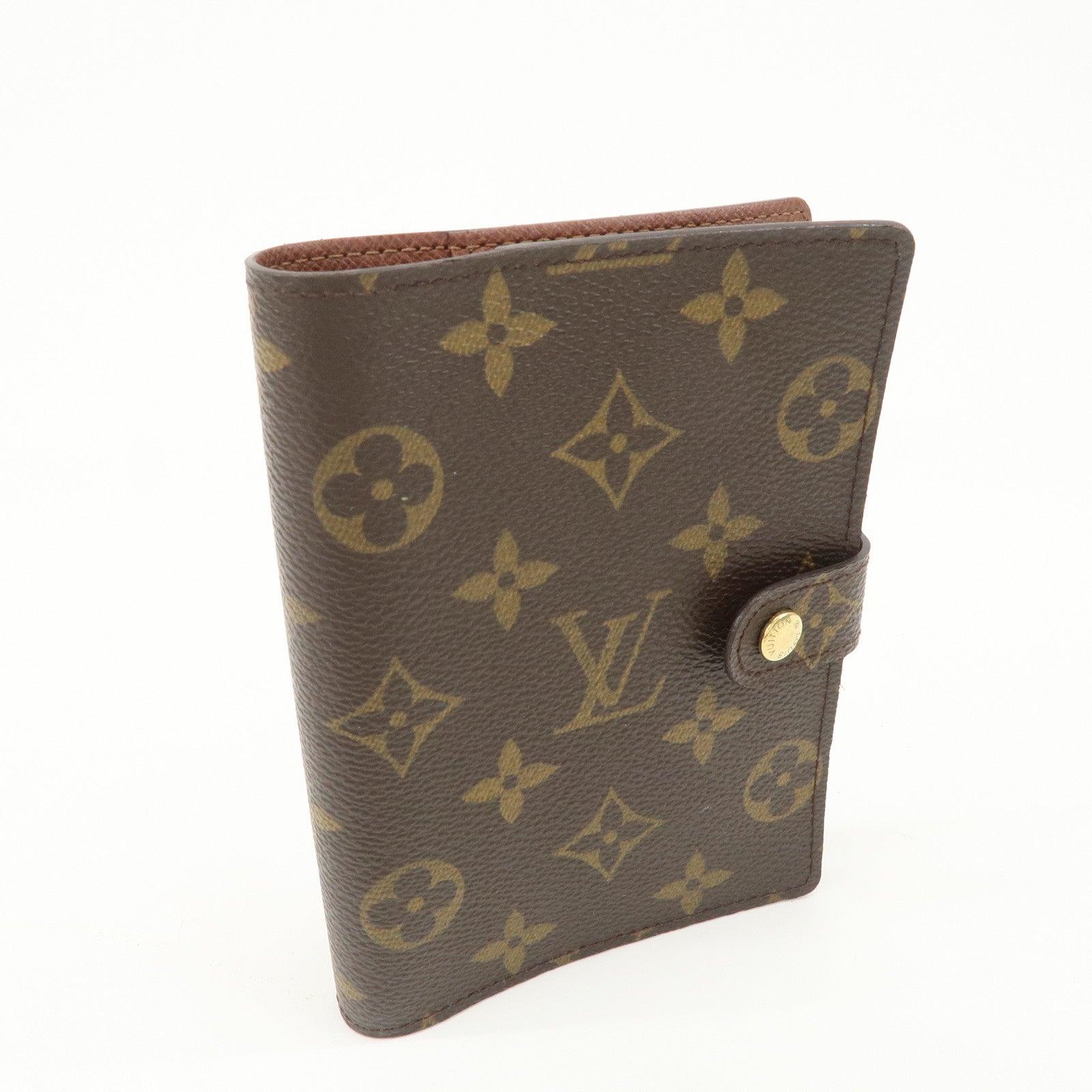 Louis Vuitton Monogram Agenda PM Planner Cover Brown R20005