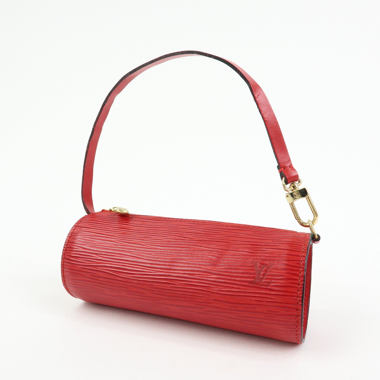 Louis Vuitton Epi Set of 2 Leather Soufflot Pouch Red Blue