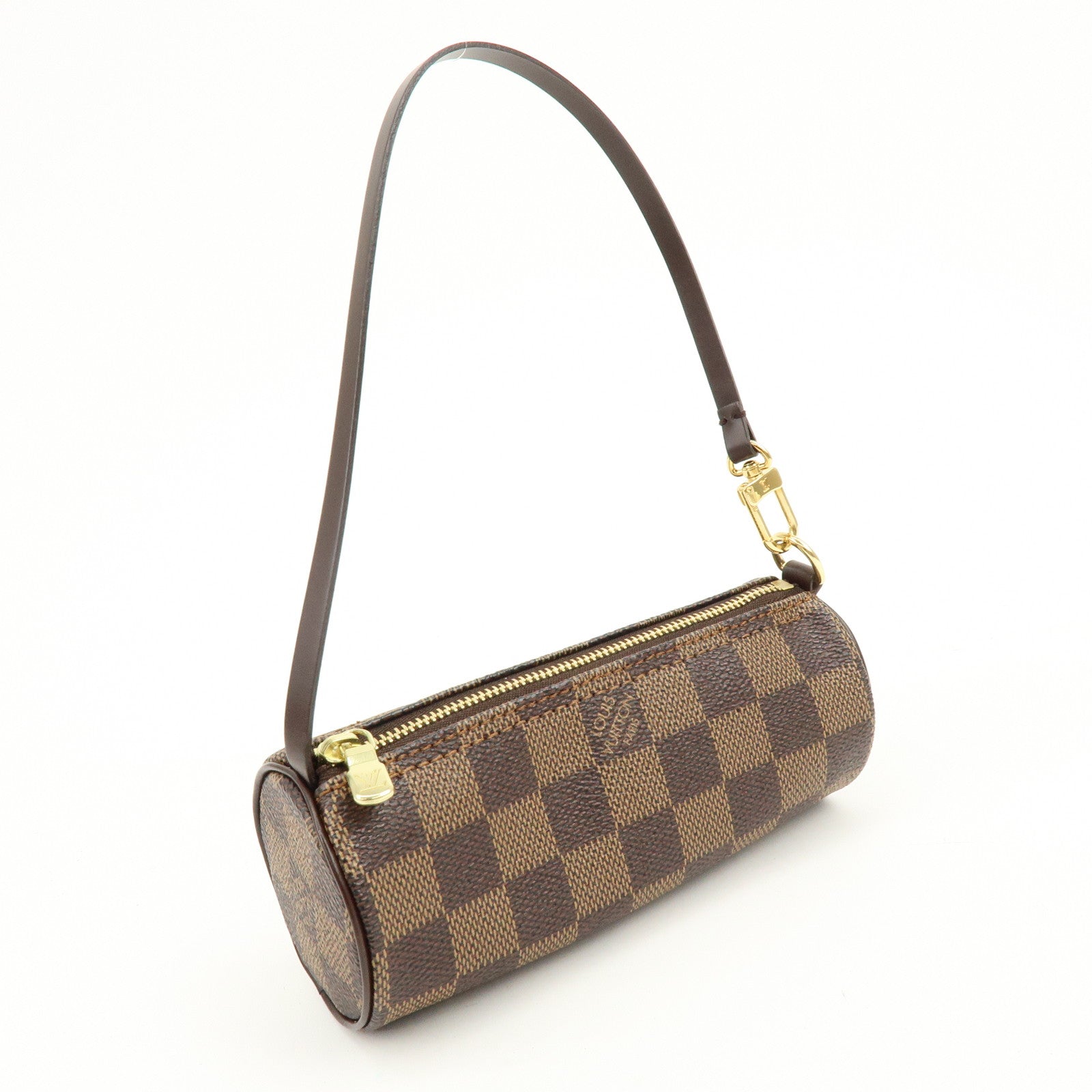Louis Vuitton Damier Ebene Mini Pouch for Papillon Bag Brown