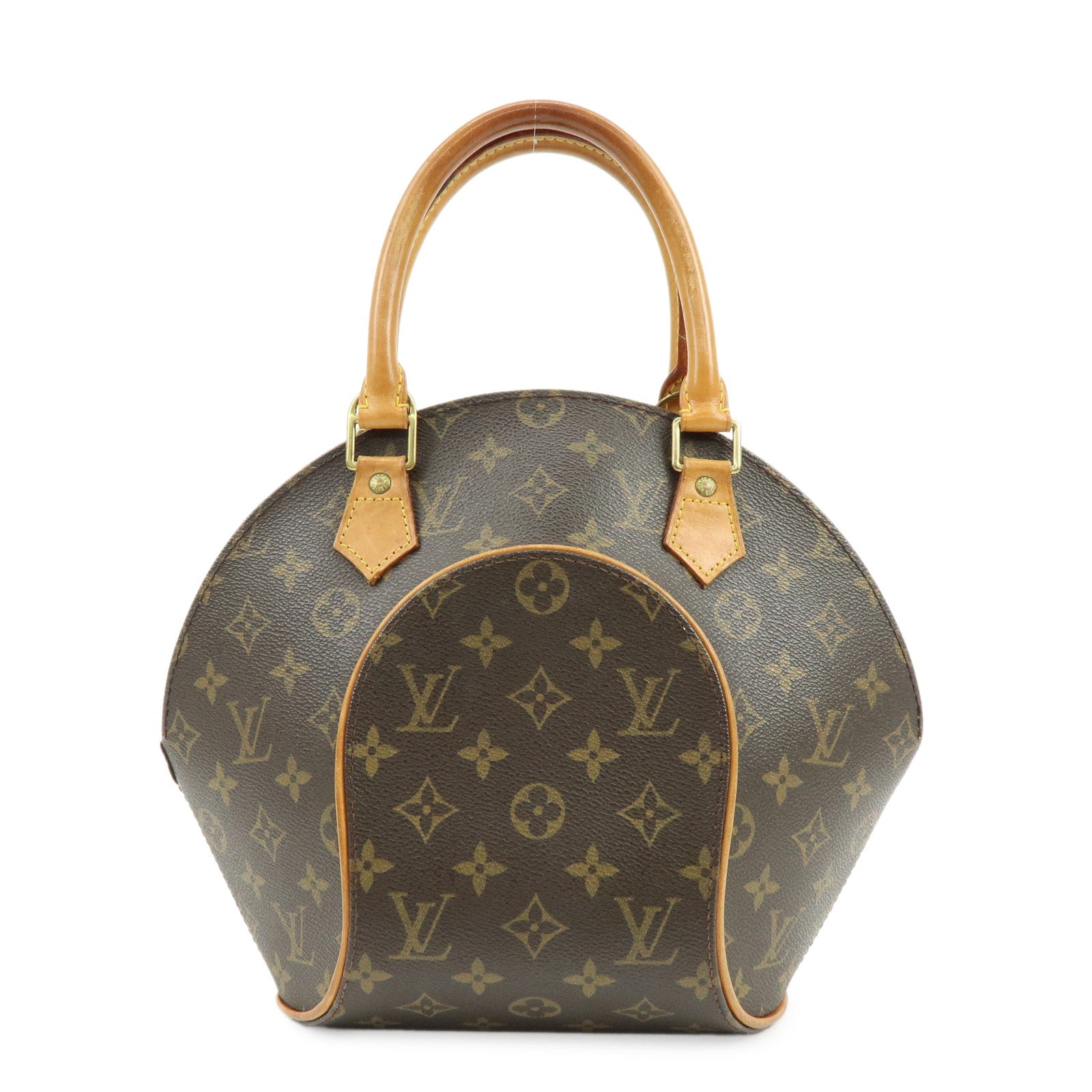 Louis Vuitton Monogram Ellipse PM Hand Bag Brown M51127