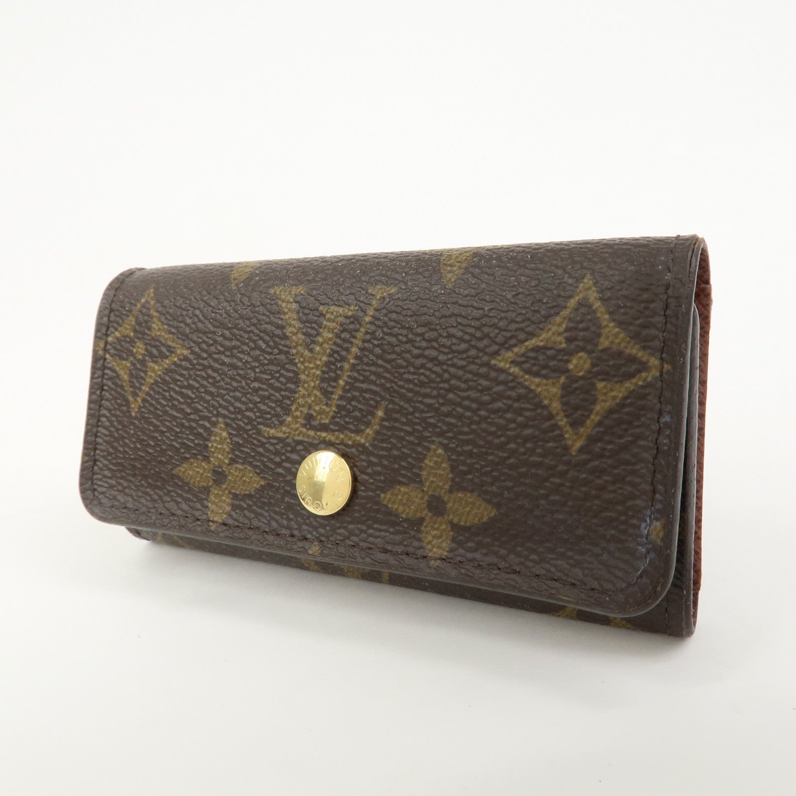 Louis Vuitton Monogram Multicles 4 Key Case Key Holder Brown M69517