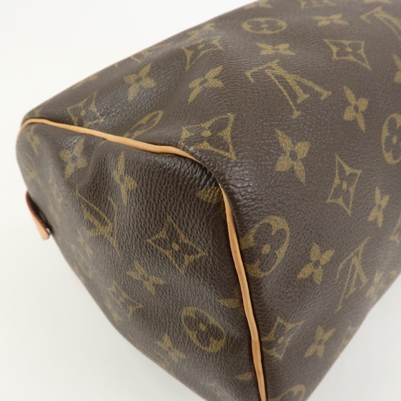 Louis Vuitton Monogram Speedy 25 Boston Bag Hand Bag Brown M41528