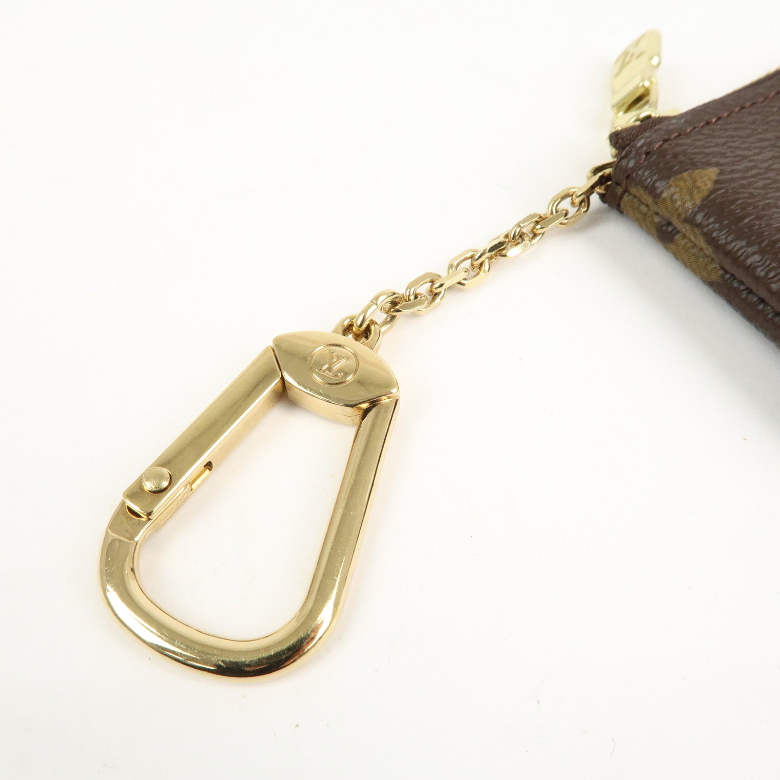 Louis Vuitton Monogram Pochette Cles Coin Case Key Case M62650