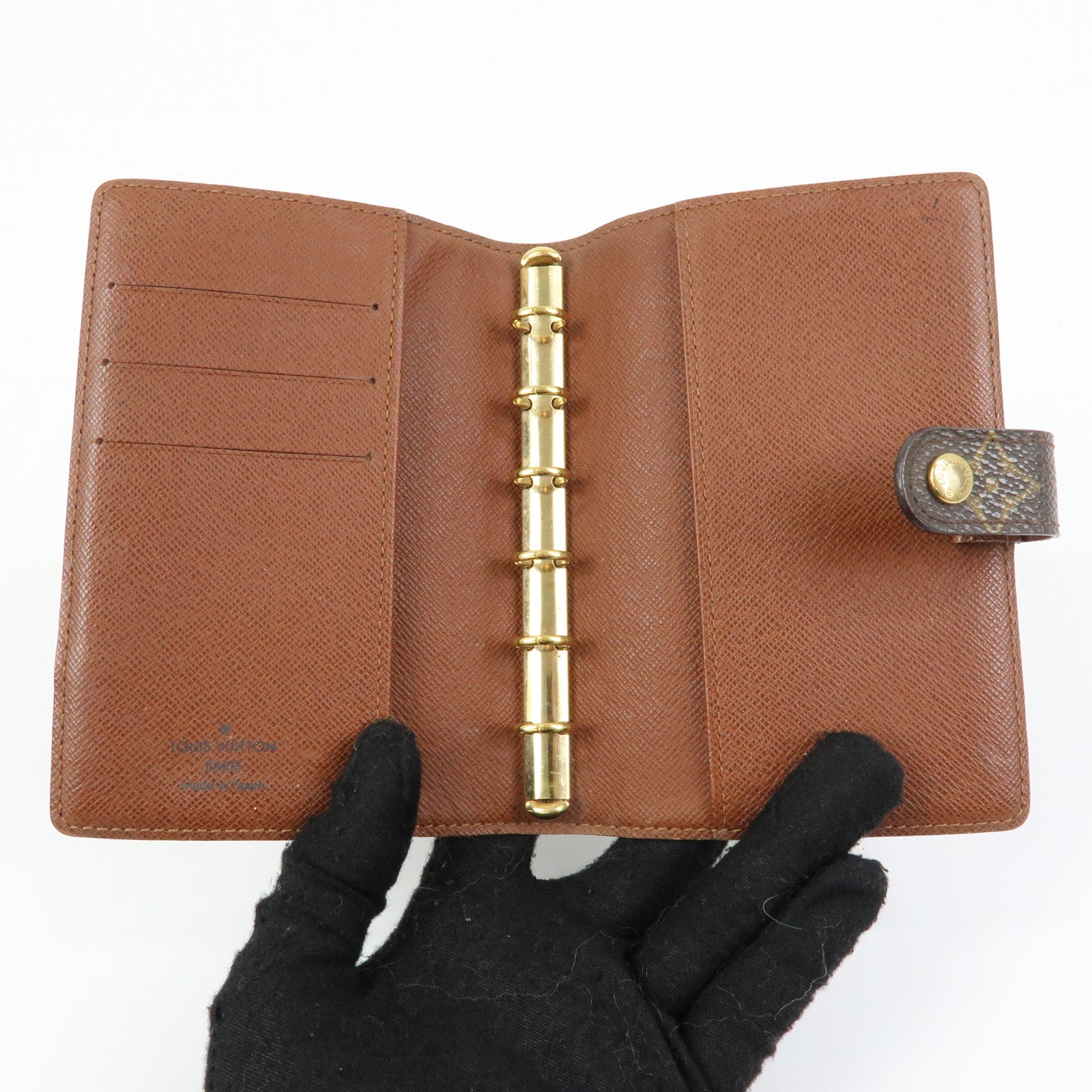 Louis Vuitton Monogram Agenda PM Planner Cover Brown R20005