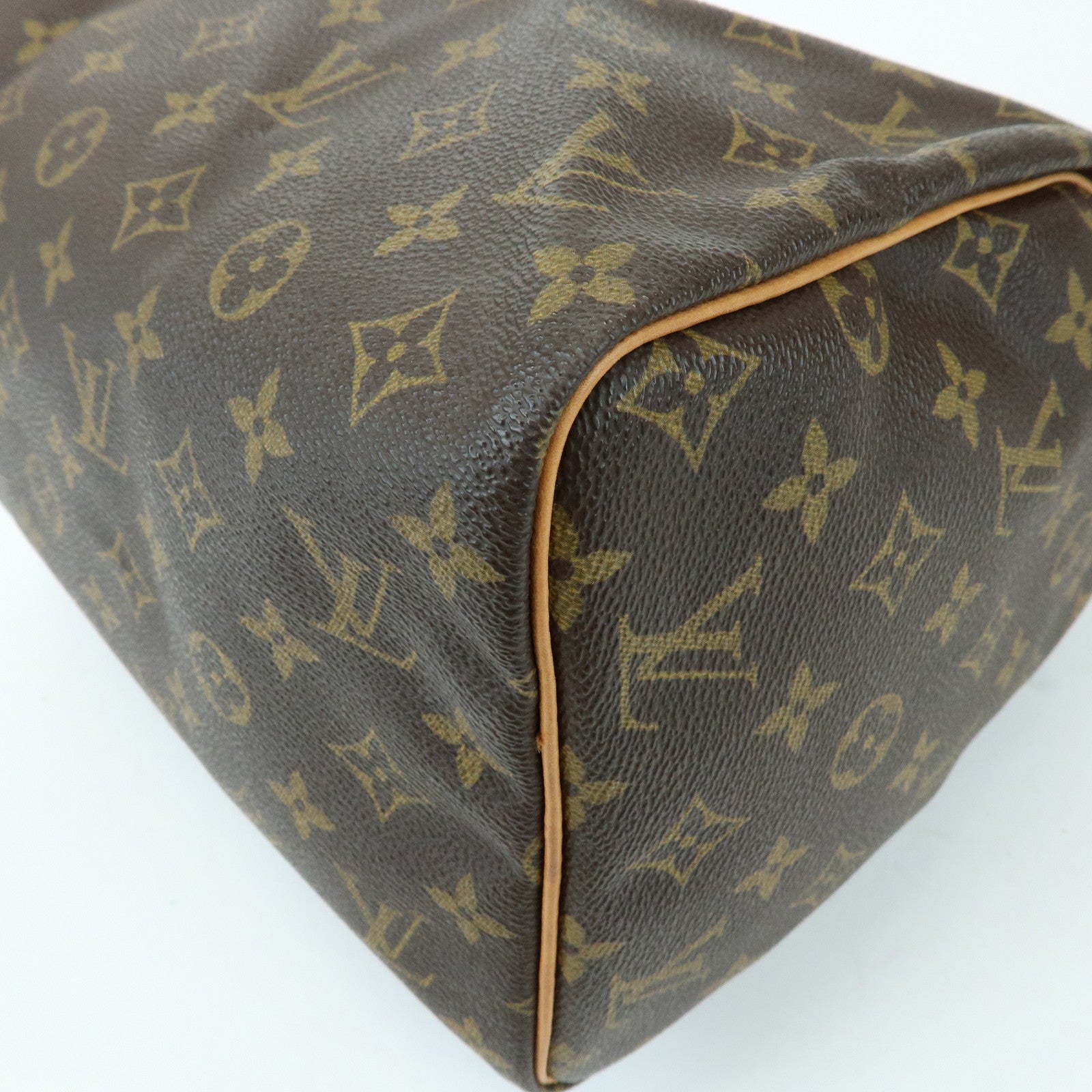 Louis Vuitton Monogram Speedy 30 Boston Bag Hand Bag Brown M41526