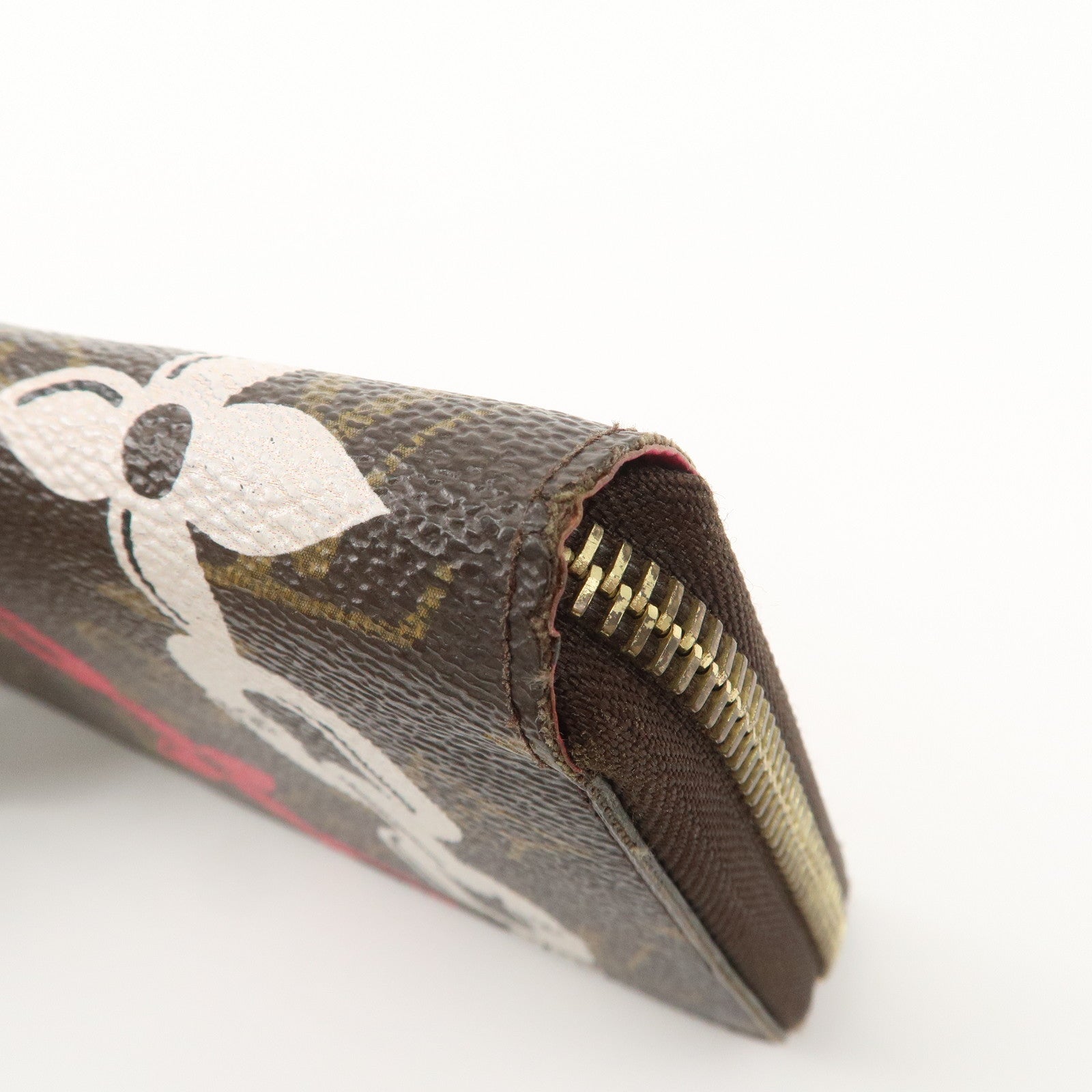 Louis Vuitton Monogram Canvas Bay Zippy Long Wallet Brown M41905 Used