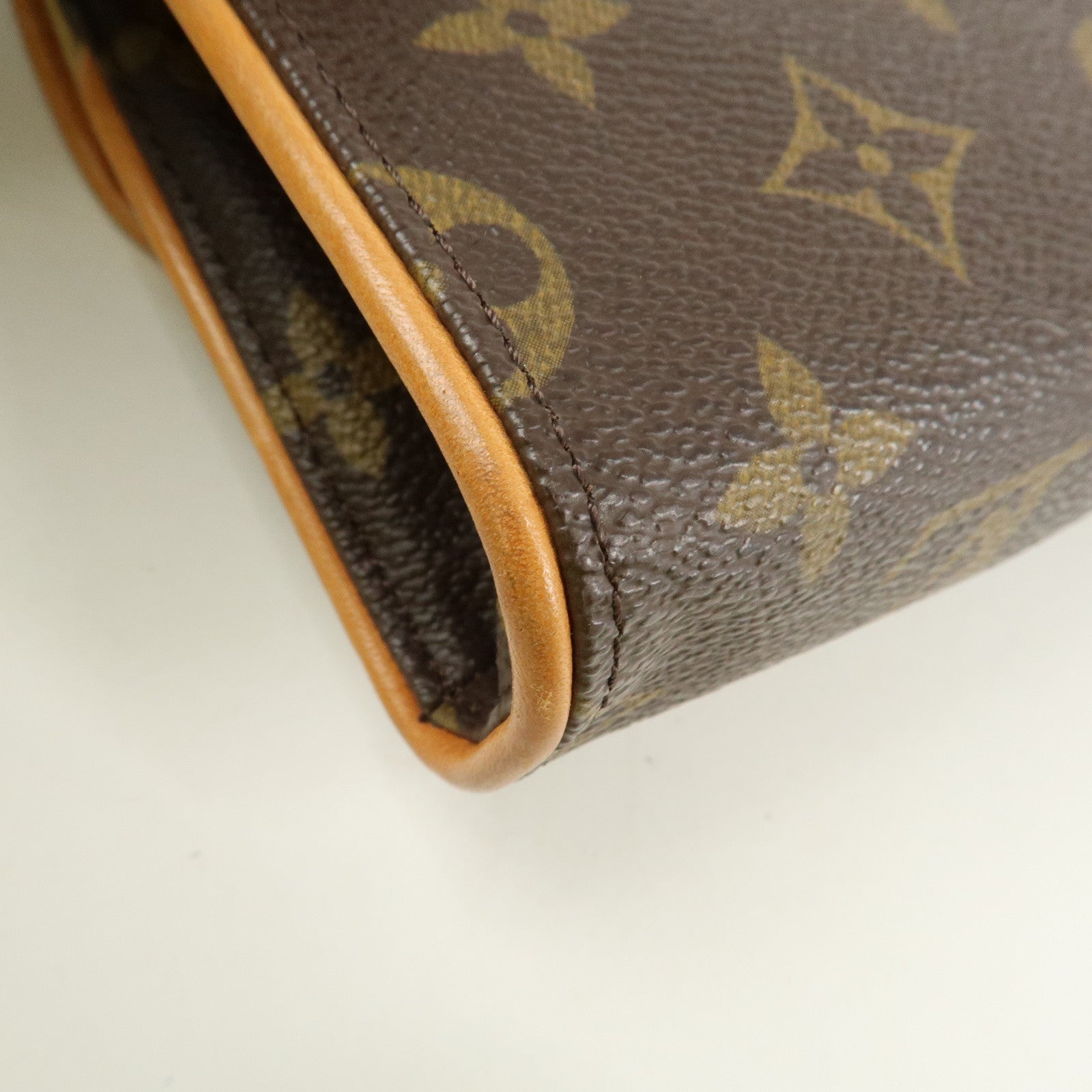 Louis Vuitton Monogram Pochette Florentine Waist Bag Belt XS M51855 Used