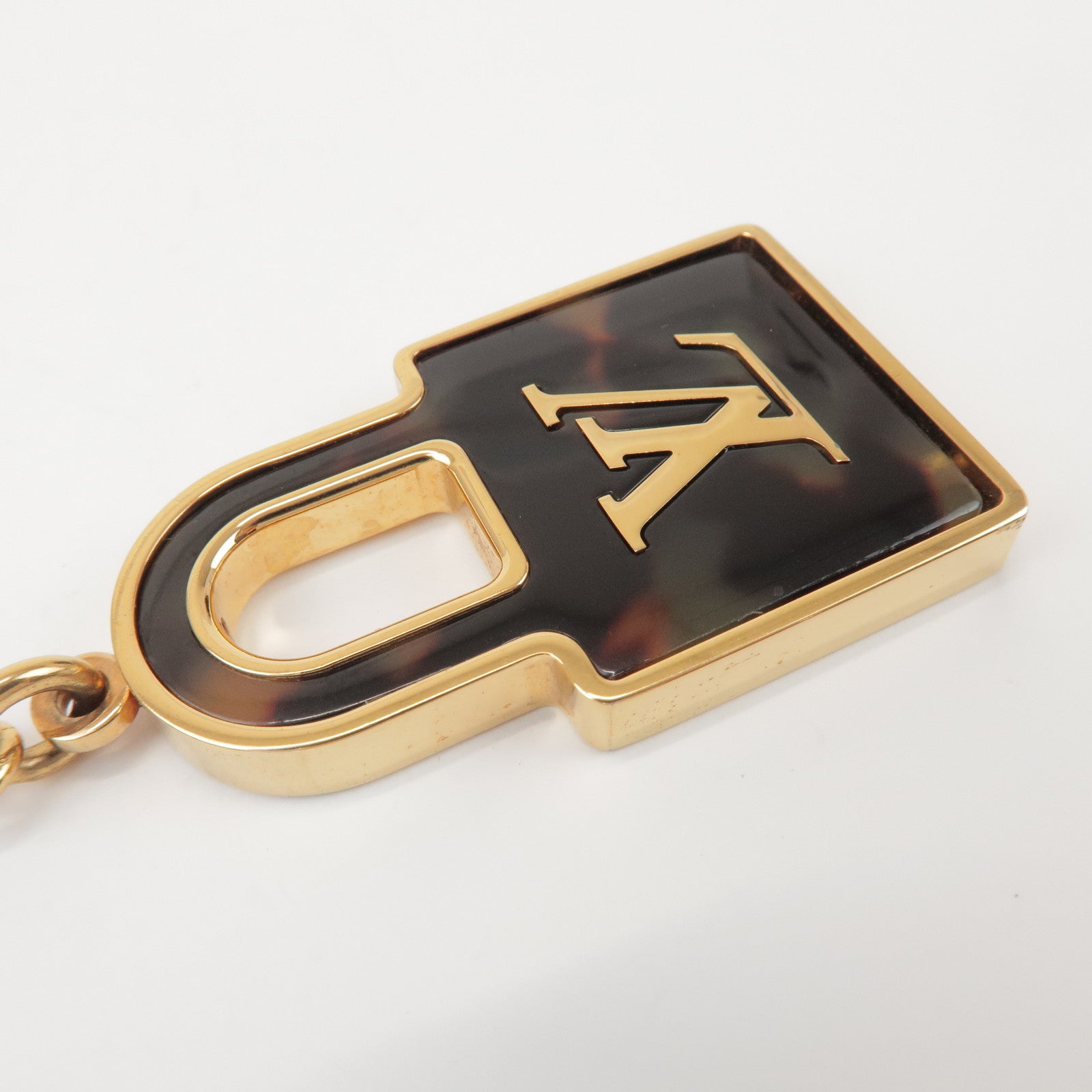 Louis Vuitton Porte Cles Confidence Bag Charm Key Chain Gold M65088