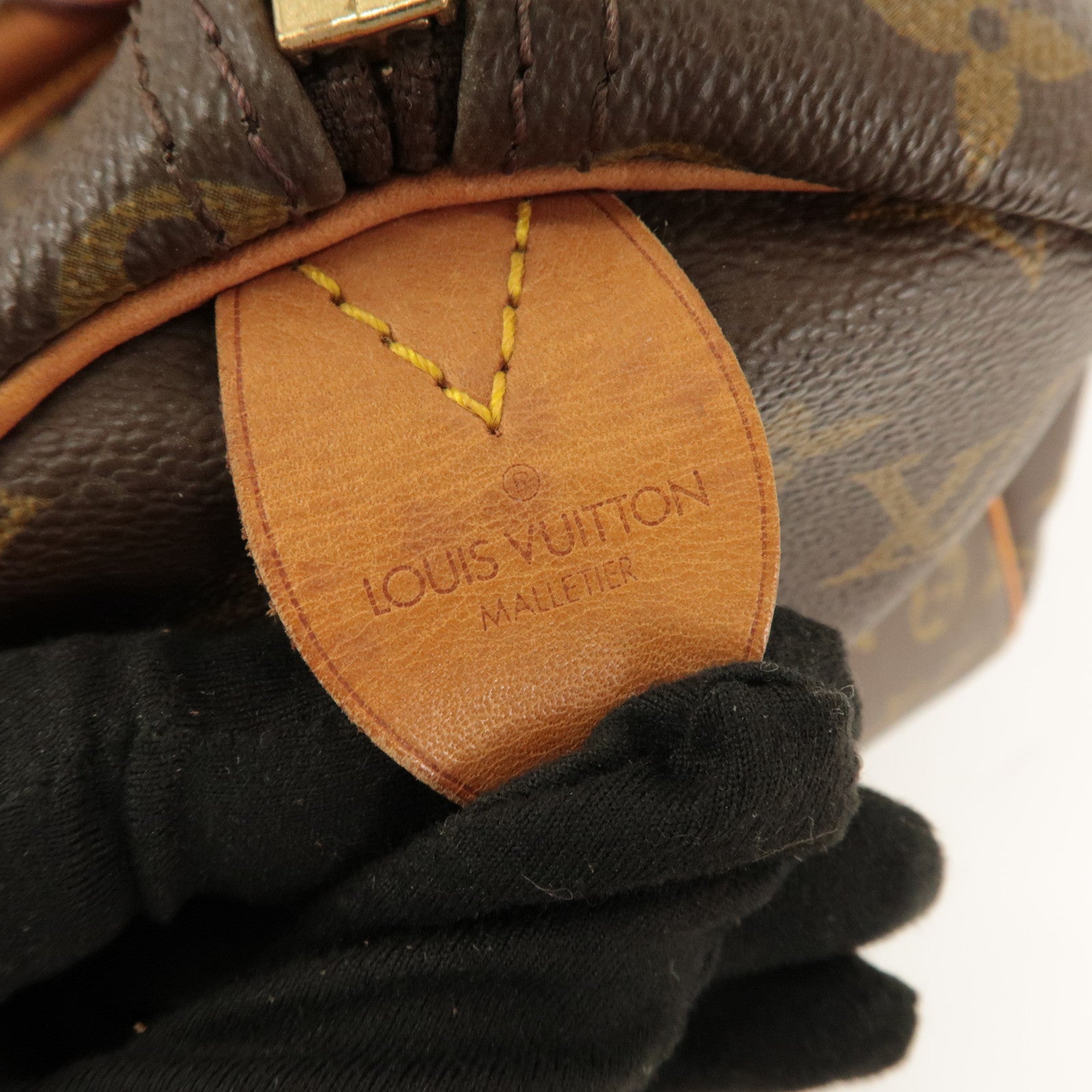 Louis Vuitton Monogram Keep All 45 Boston Bag Brown M41428