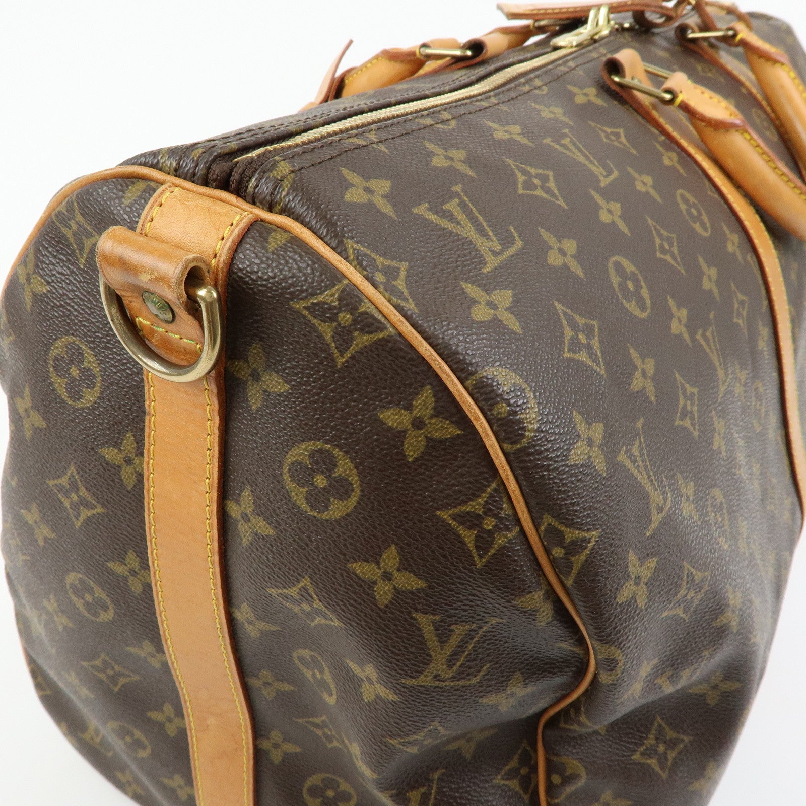 Louis Vuitton Monogram Keep All Bandouliere 55 Boston Bag M41414