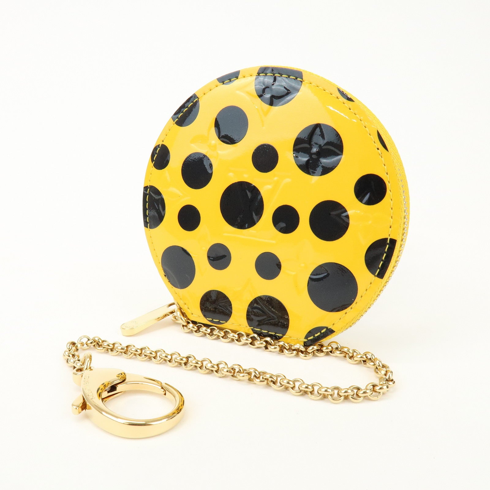 Louis Vuitton Vernis Yayoi Kusama Porte Monnaie Chapeau Coin M91569