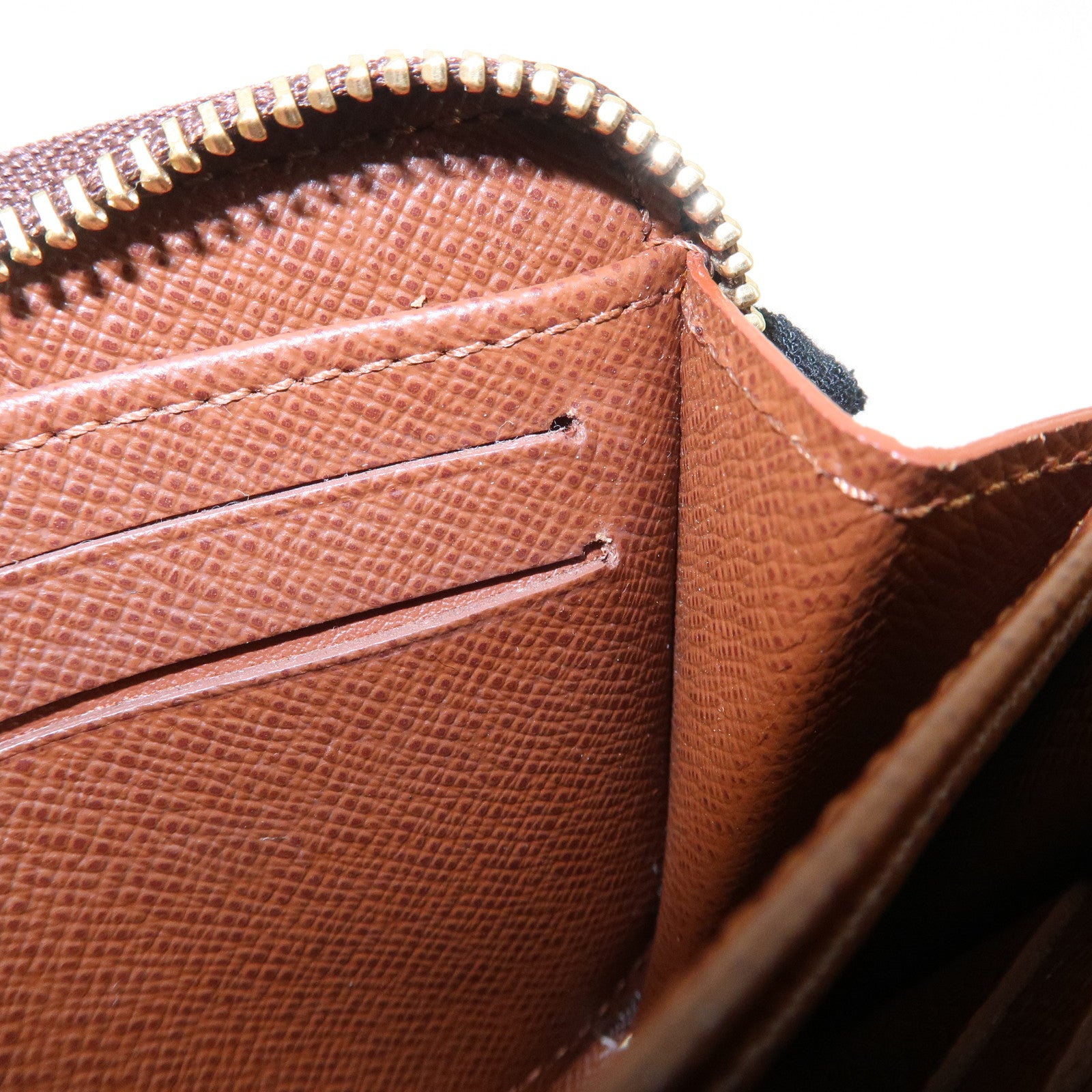 Louis Vuitton Monogram Zippy Coin Purse Coin Case Brown M60067 Used