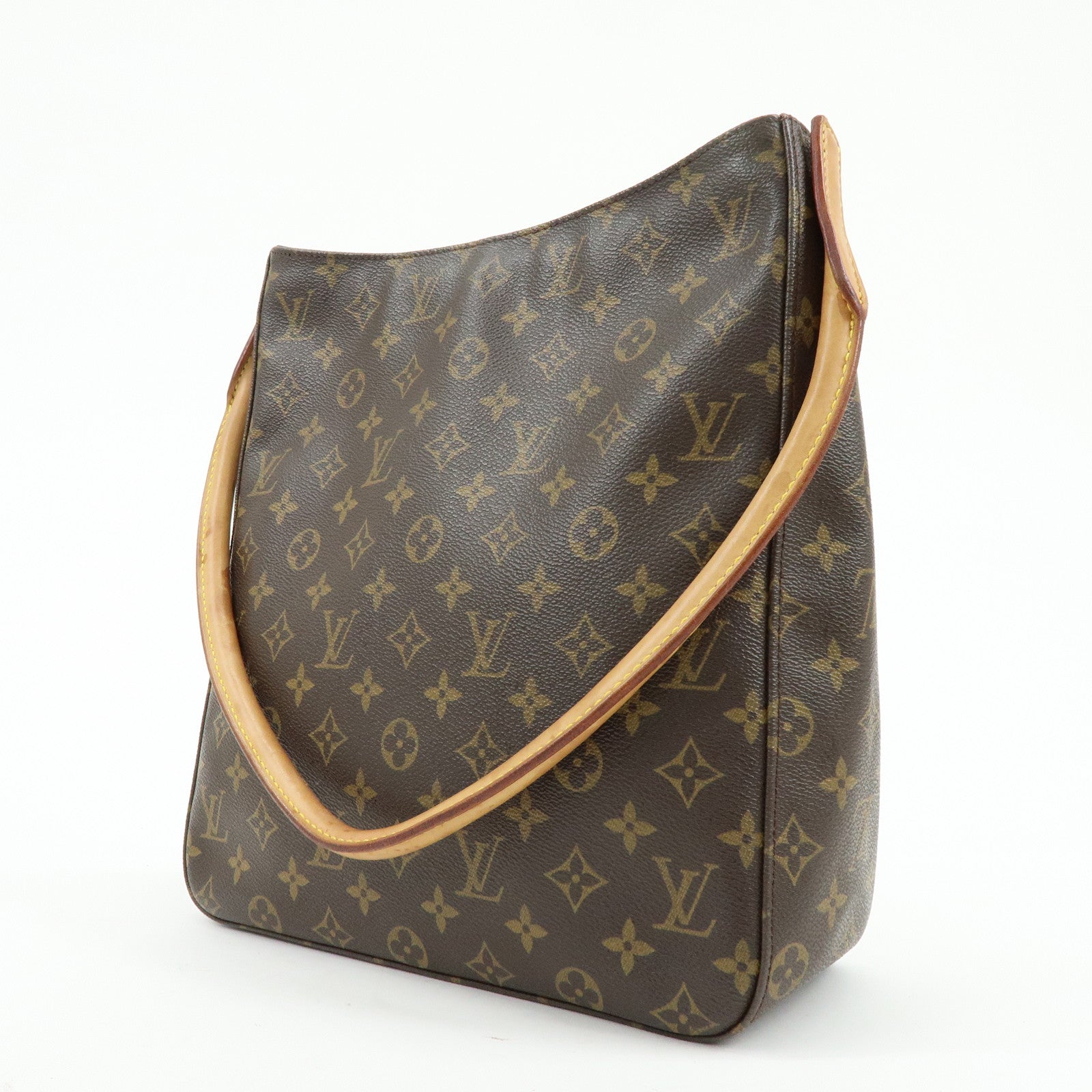 Louis Vuitton Monogram Looping GM Shoulder Bag Brown M51145
