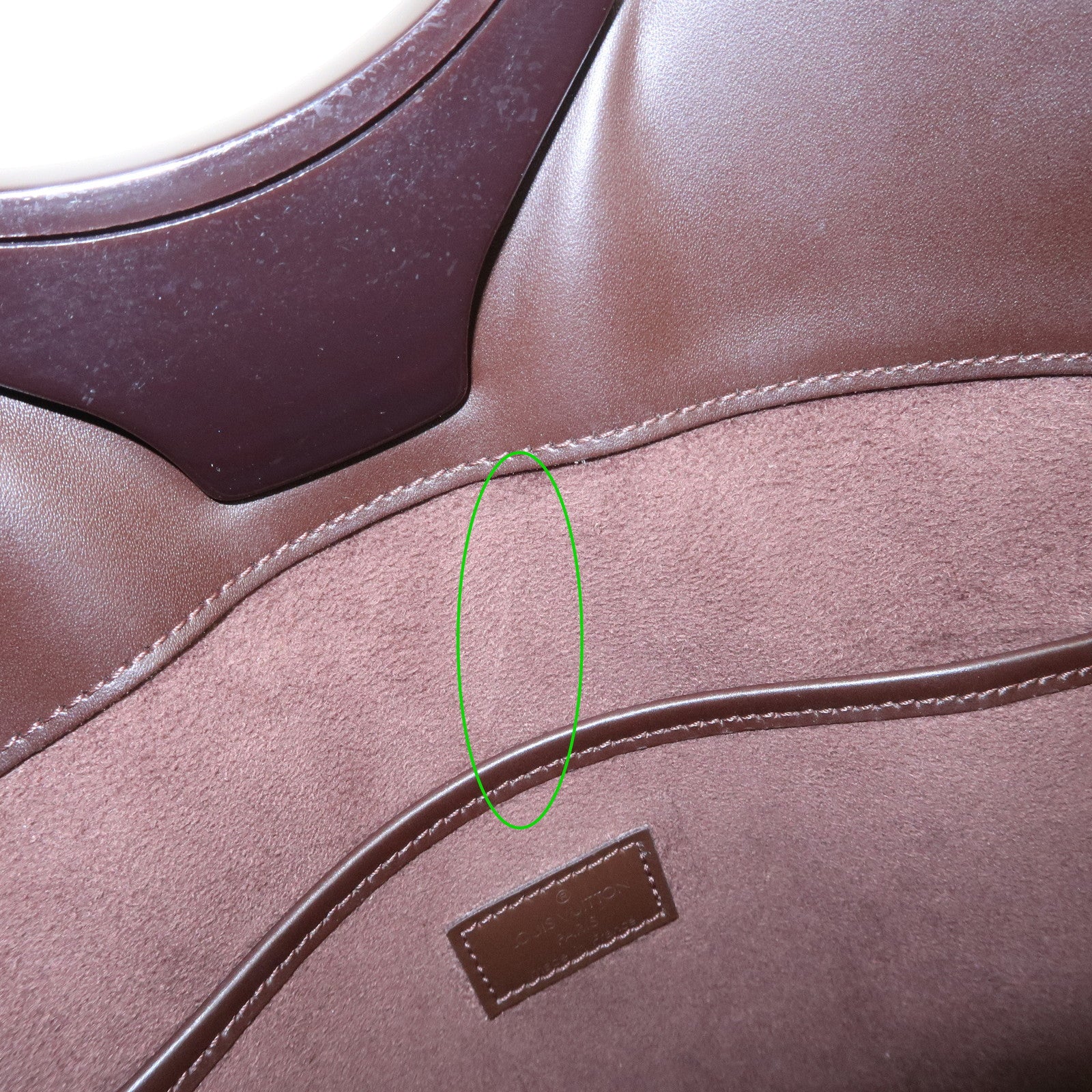 Louis Vuitton Epi Leather Noctambule Hand Bag Mocha M5452D Used