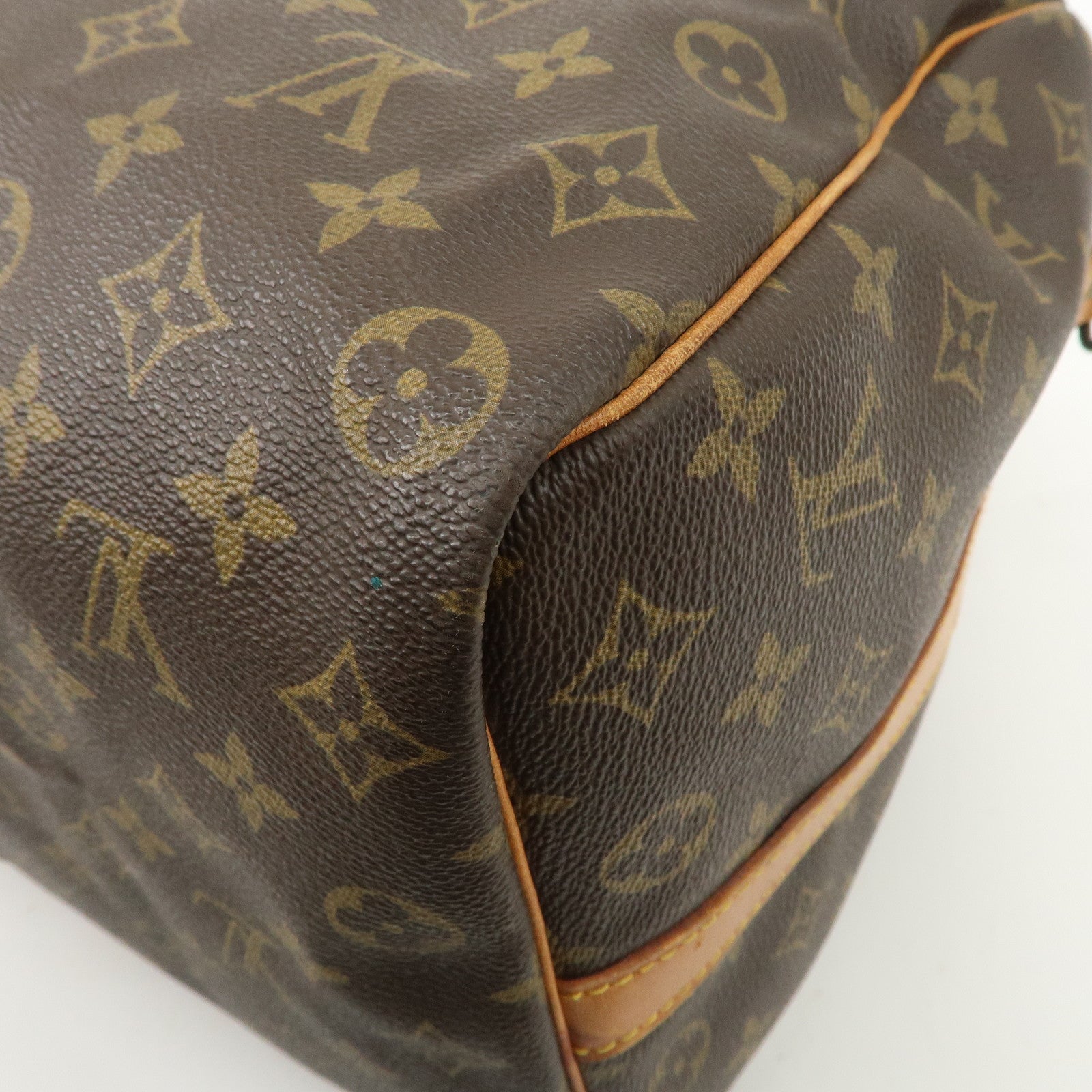 Louis Vuitton Monogram Keep All 50 Boston Bag Brown M41416 Used