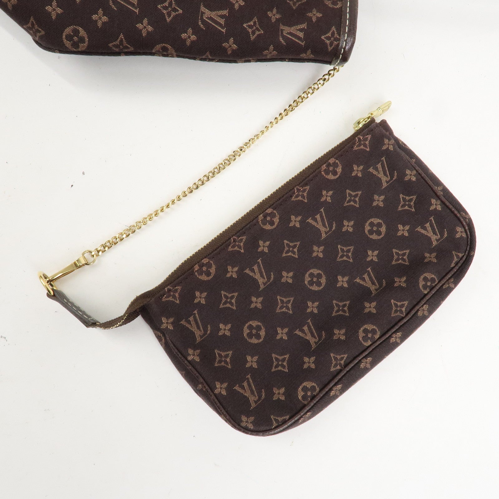 Louis Vuitton Monogram Idylle Mini Lin Bucket PM Hand Bag M95226