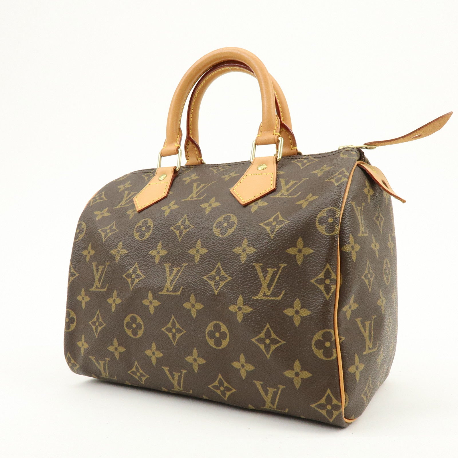 Louis Vuitton Monogram Speedy 25 Boston Bag Hand Bag Brown M41528