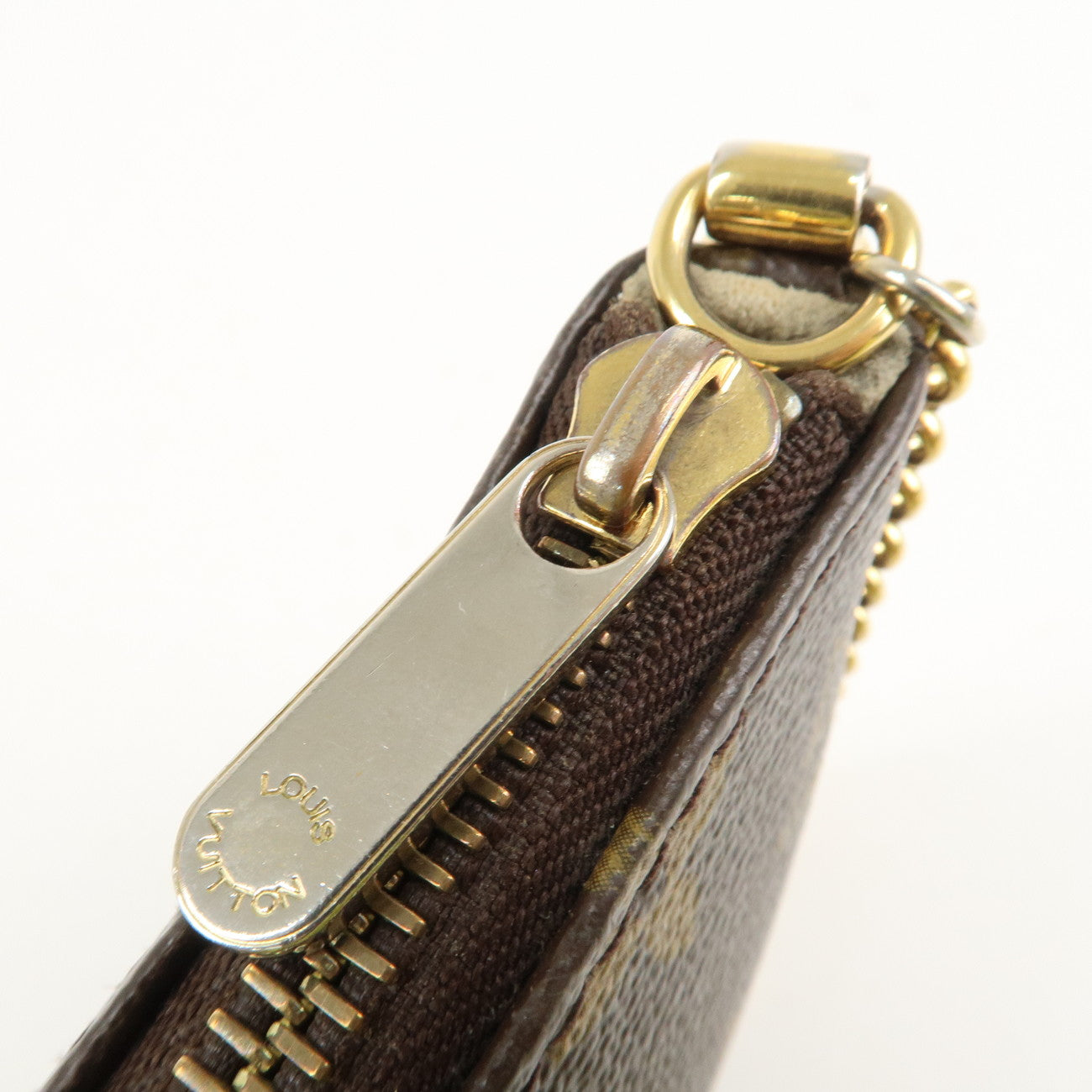 Louis Vuitton Monogram Pochette Milla MM Chain Hand Bag M60094 Used