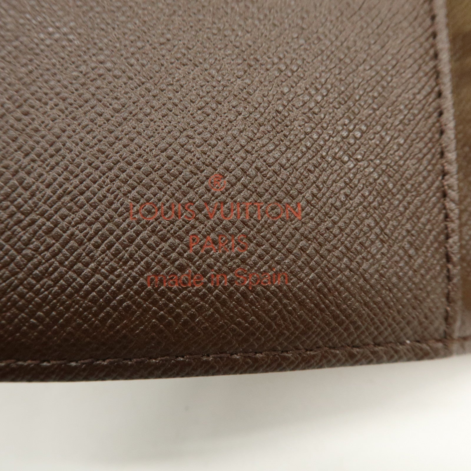 Louis Vuitton Damier Agenda PM Planner Cover Damier Ebene R20700