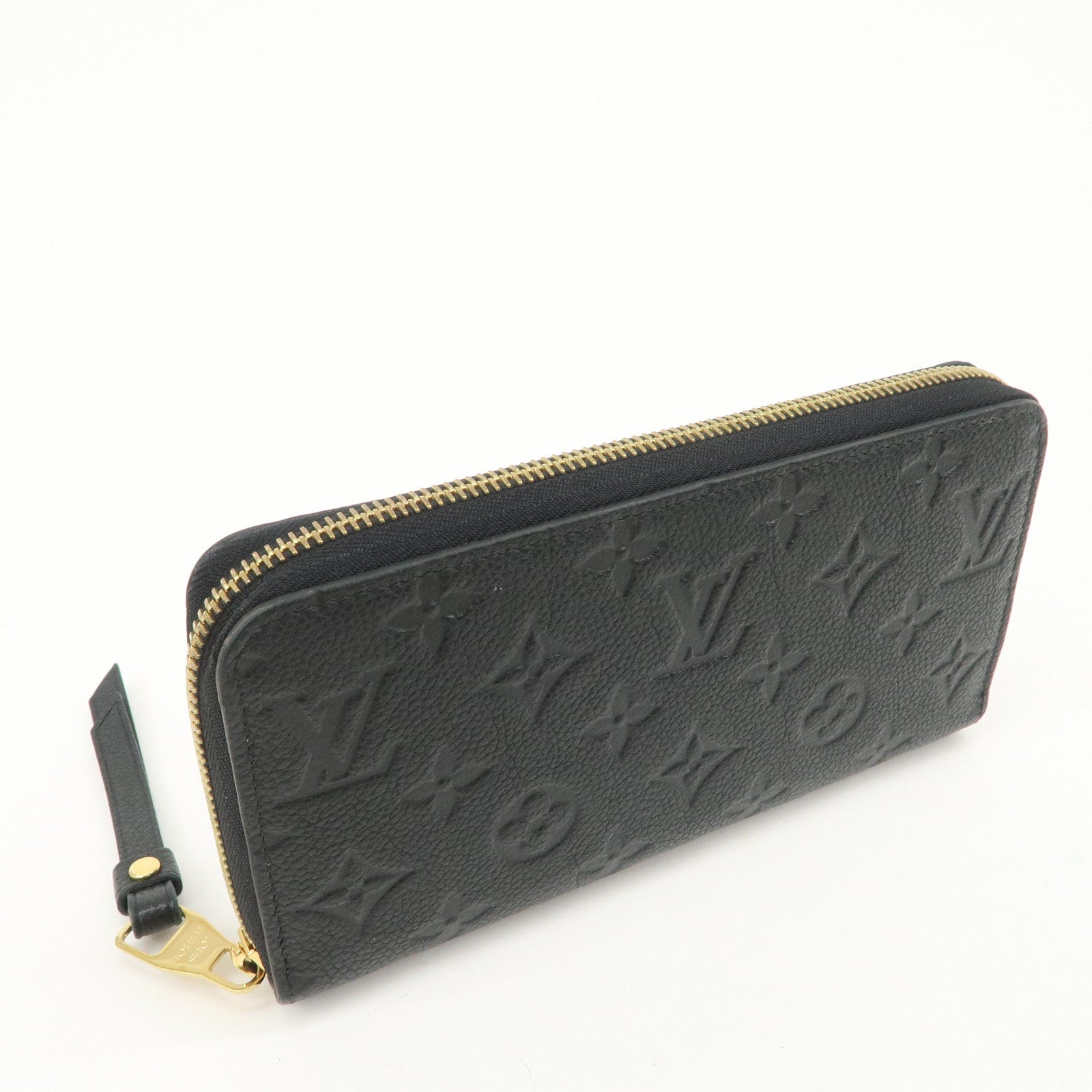 Louis Vuitton Monogram Empreinte Zippy Wallet Noir M61864