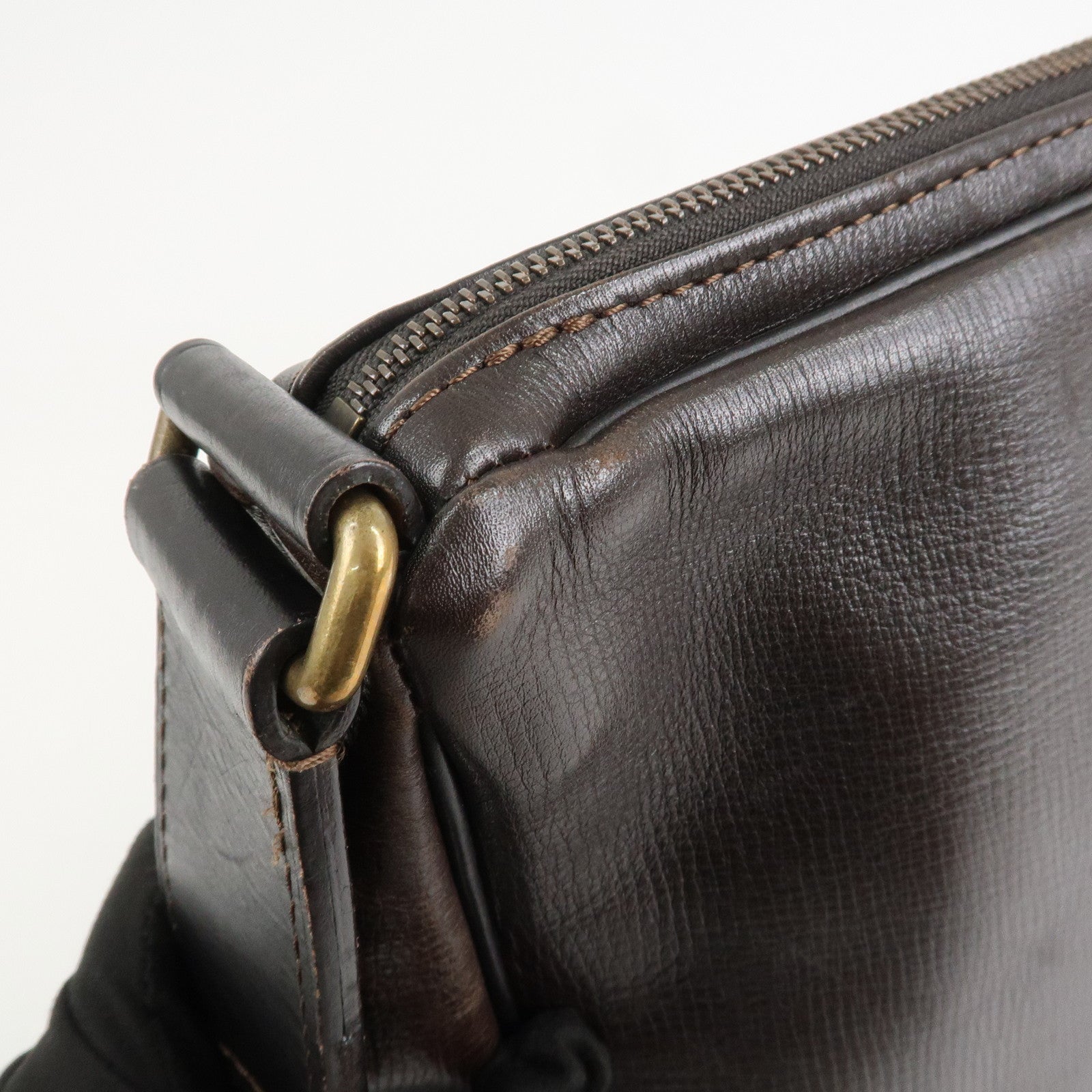 Louis Vuitton Utah Calf Leather Wichita Messenger Bag Brown M92990