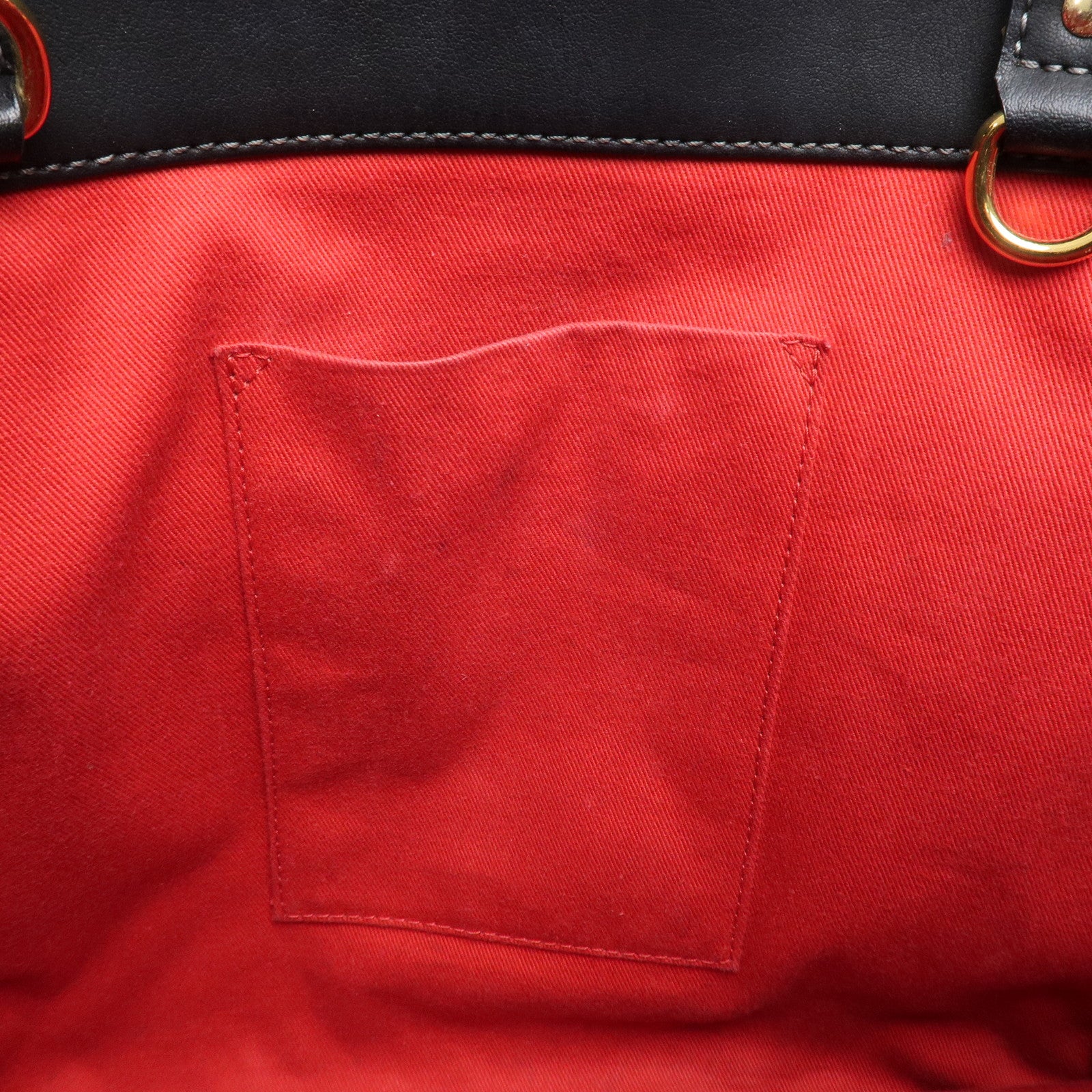 Chloe Eden Leather Tassel Shoulder Bag Hand Bag Black