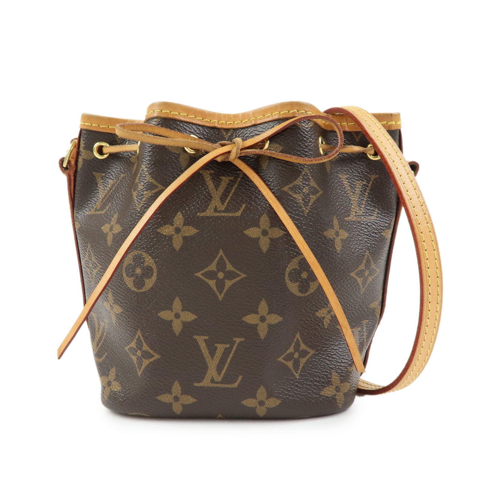 Louis Vuitton Monogram Nano Noe Shoulder Bag Crossbody Bag M41346