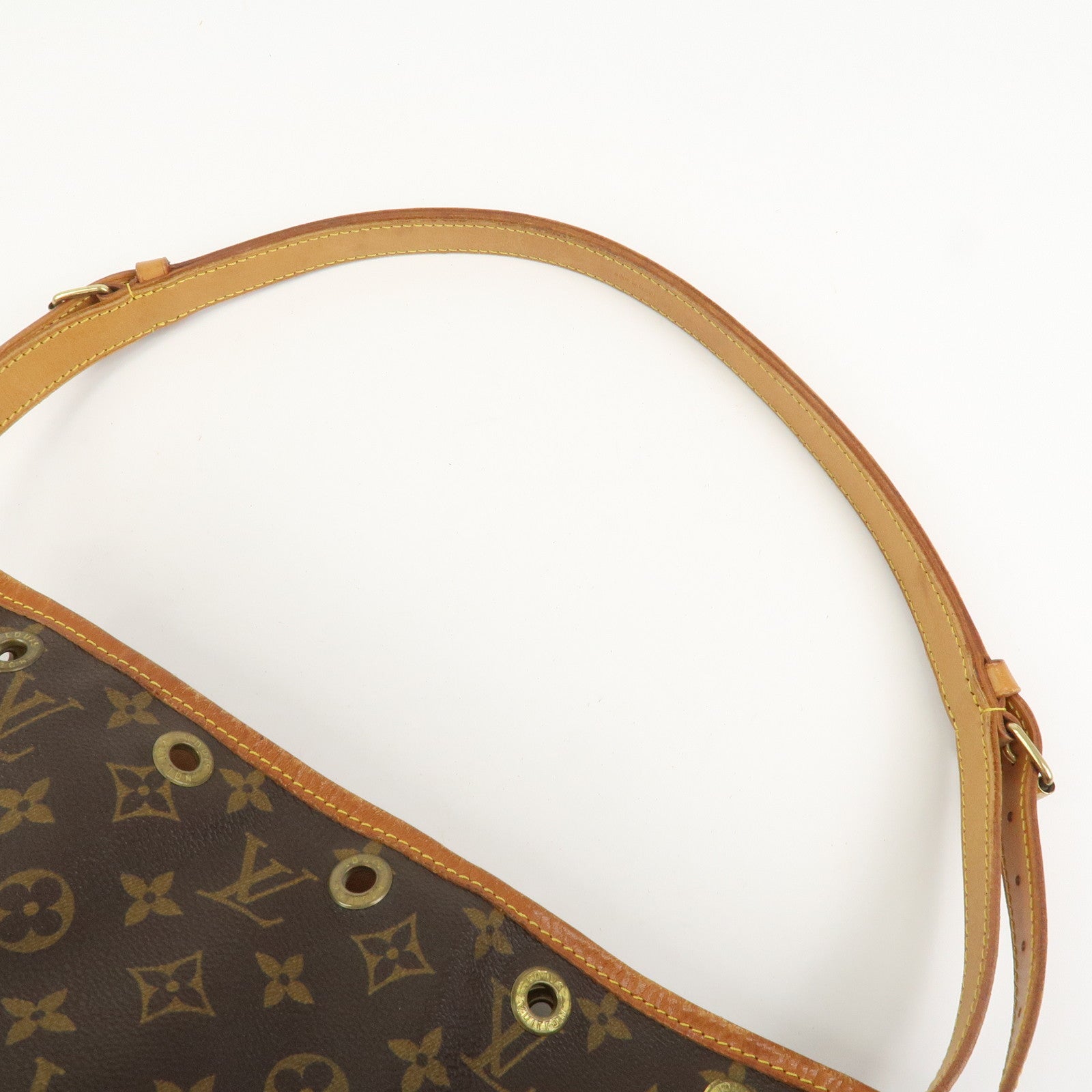 Louis Vuitton Monogram Canvas Petit Noe Shoulder Bag Brown M42226