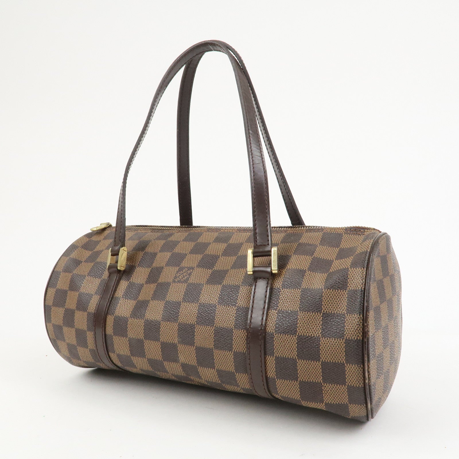 Louis Vuitton Damier Ebene Papillon 30 Hand Bag Brown N51303
