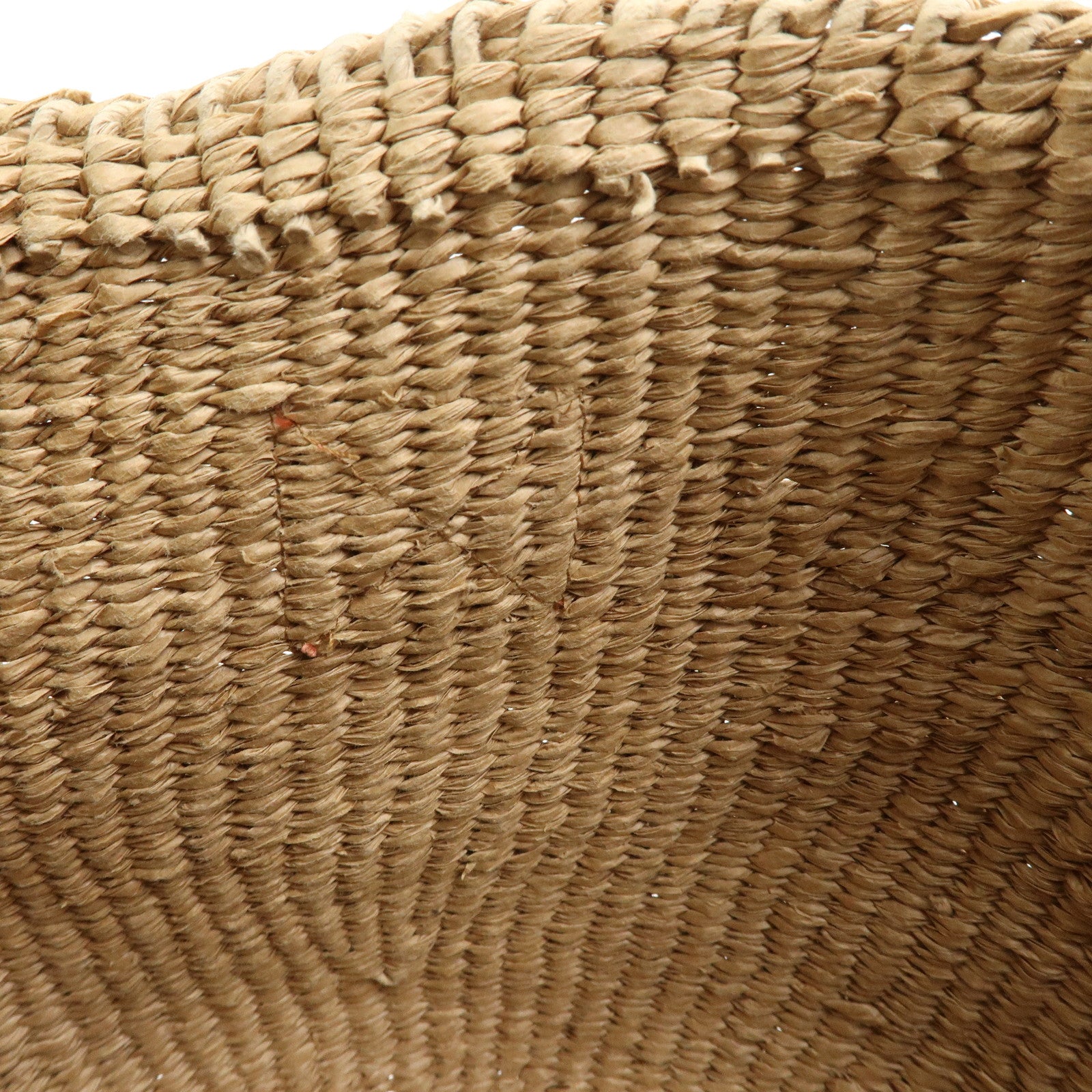 Chloe Mifuko Raffia Canvas Hand Bag Tote Bag Natural Beige