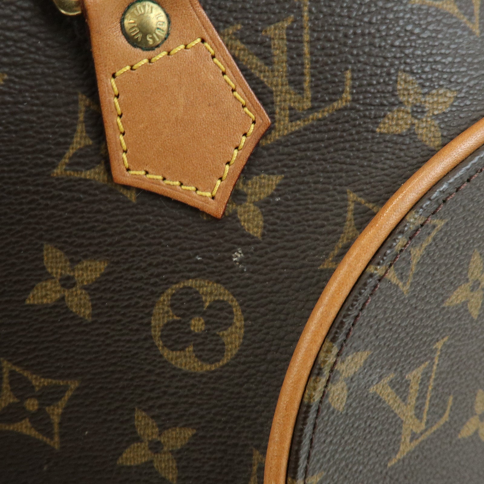 Louis Vuitton Monogram Ellipse MM Hand Bag Brown M51126