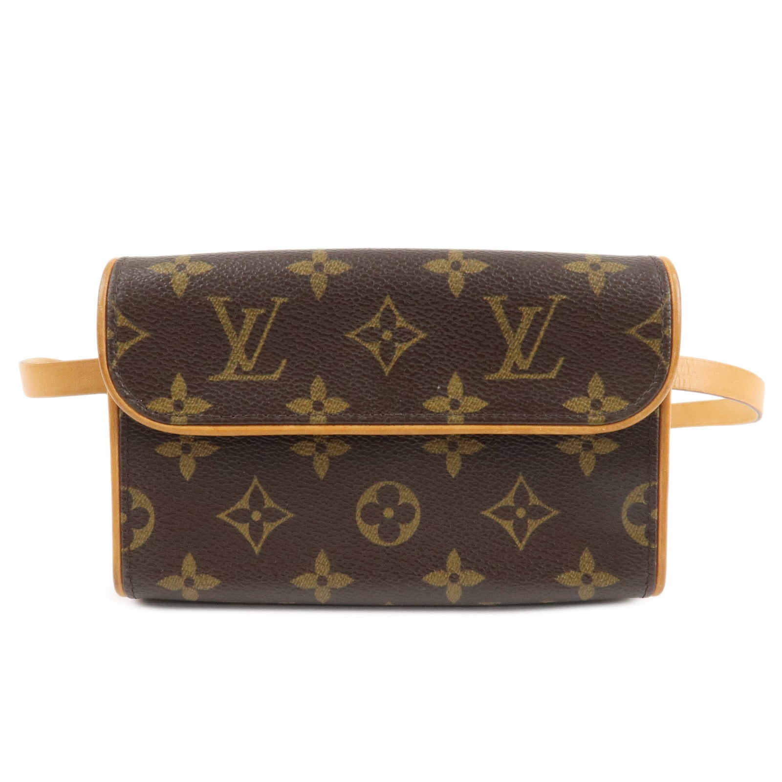 Louis Vuitton Monogram Pochette Florentine Waist Bag Belt XS M51855 Used