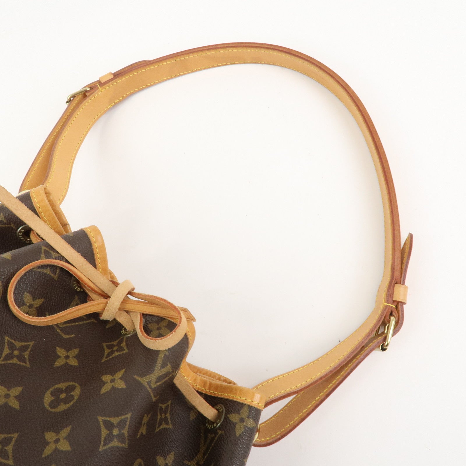 Louis Vuitton Monogram Petit Noe Shoulder Bag Brown M42226