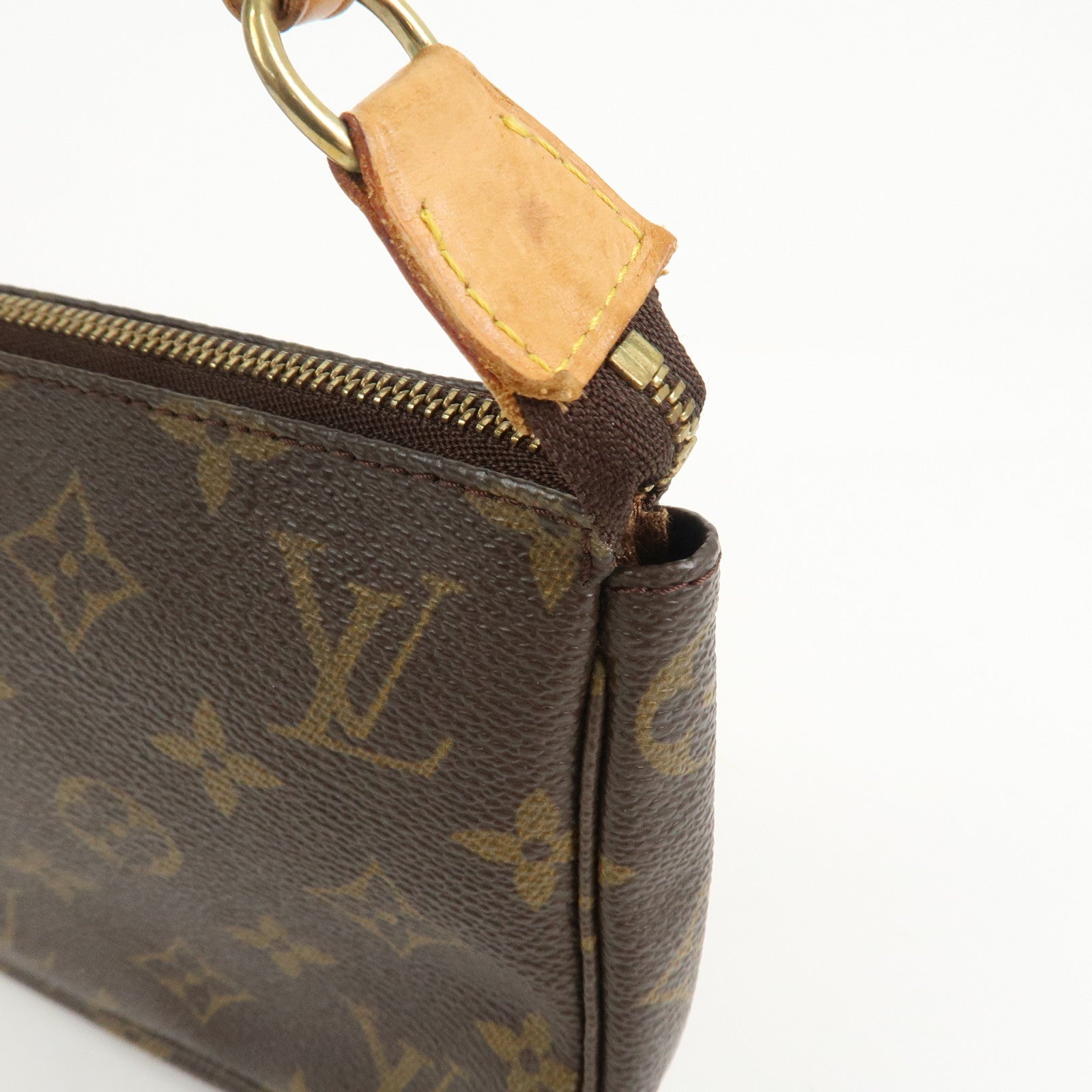 Louis Vuitton Monogram Pochette Accessoires Pouch Hand Bag M51980