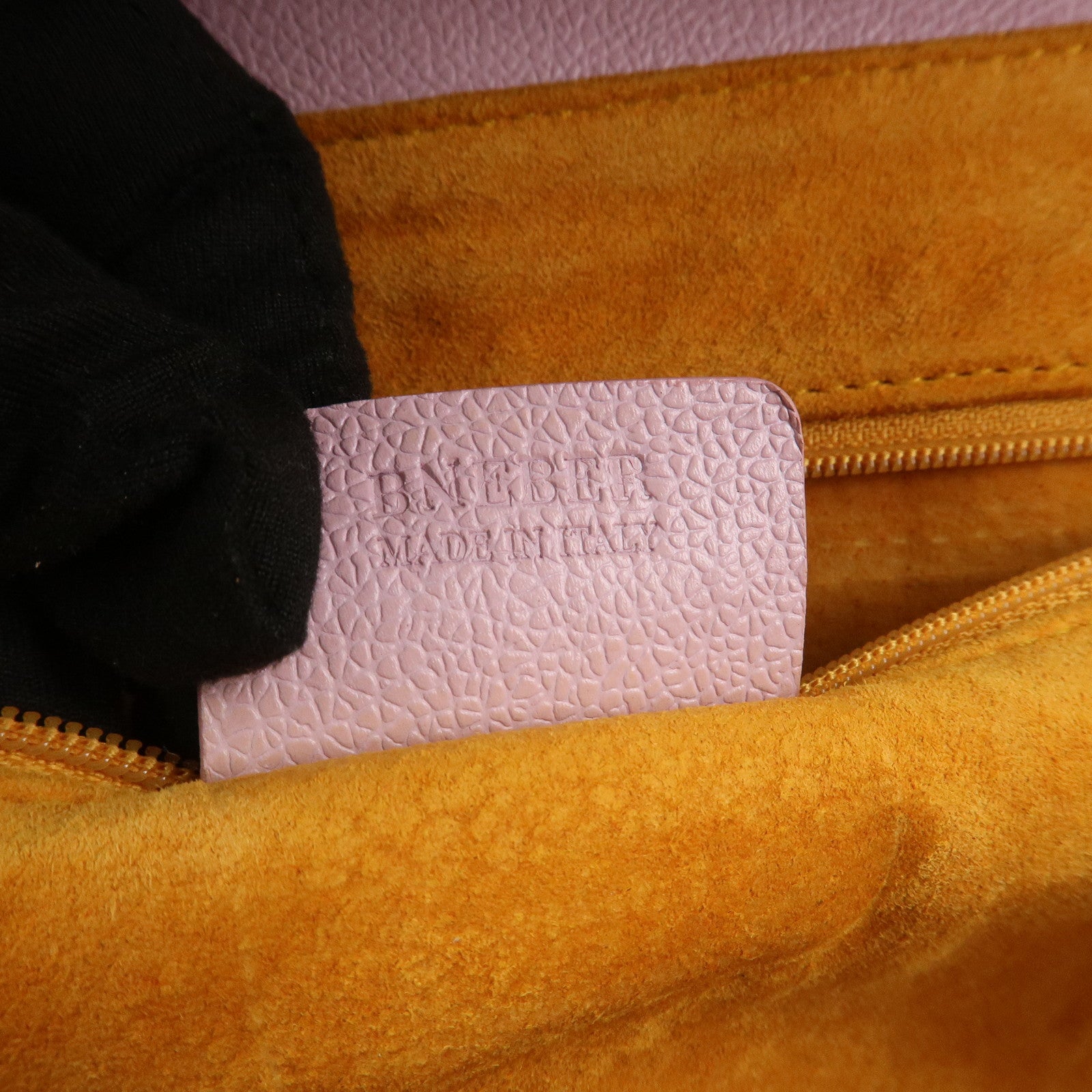 BVLGARI Logo Leather Shoulder Bag Hand Bag Pink