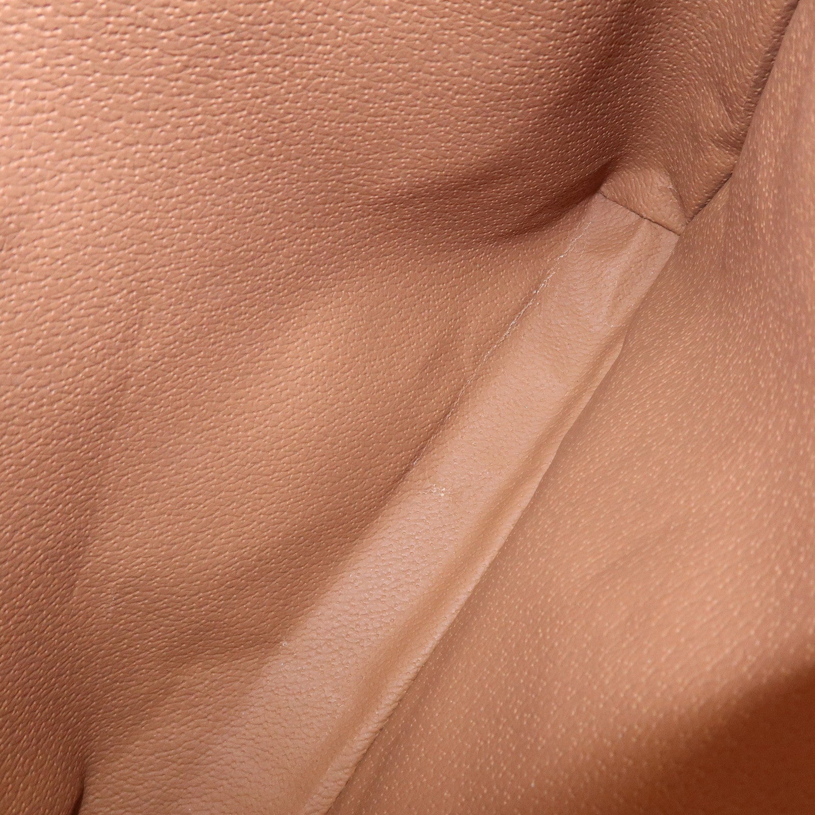 CELINE Macadam PVC Leather Shoulder Bag Brown