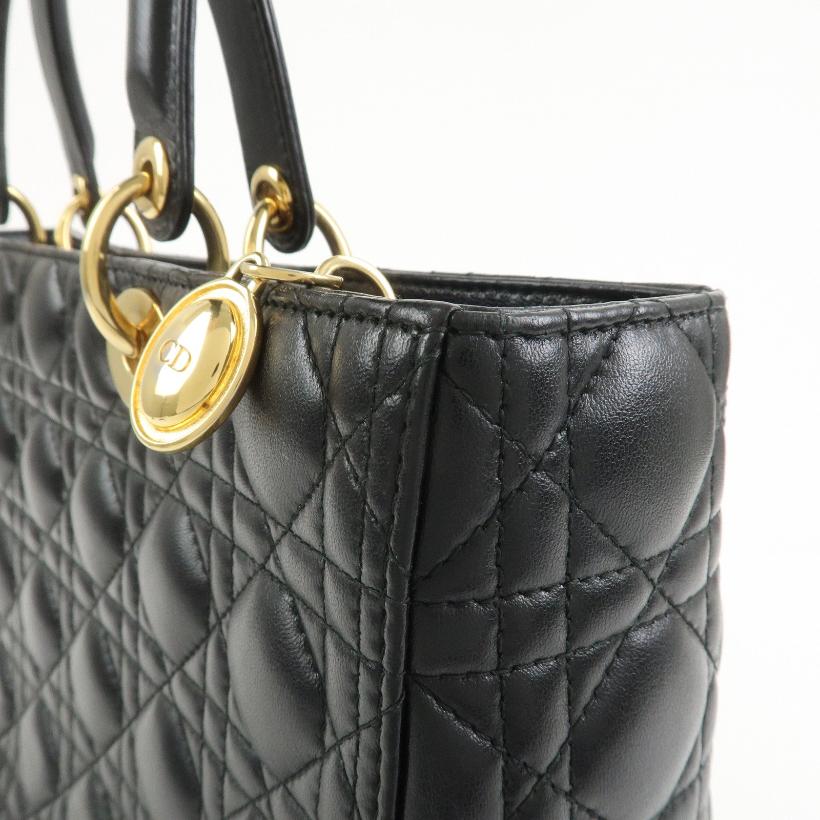 Christian Dior Cannage Lady Dior 2Way Hand Shoulder Bag CAL44560