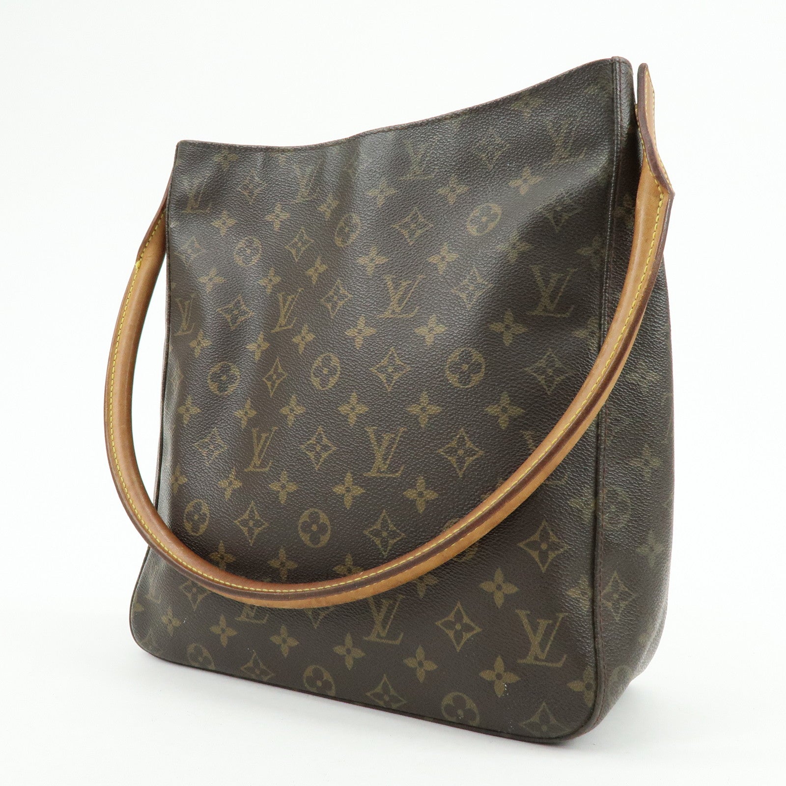 Louis Vuitton Monogram Looping GM Shoulder Bag Brown M51145