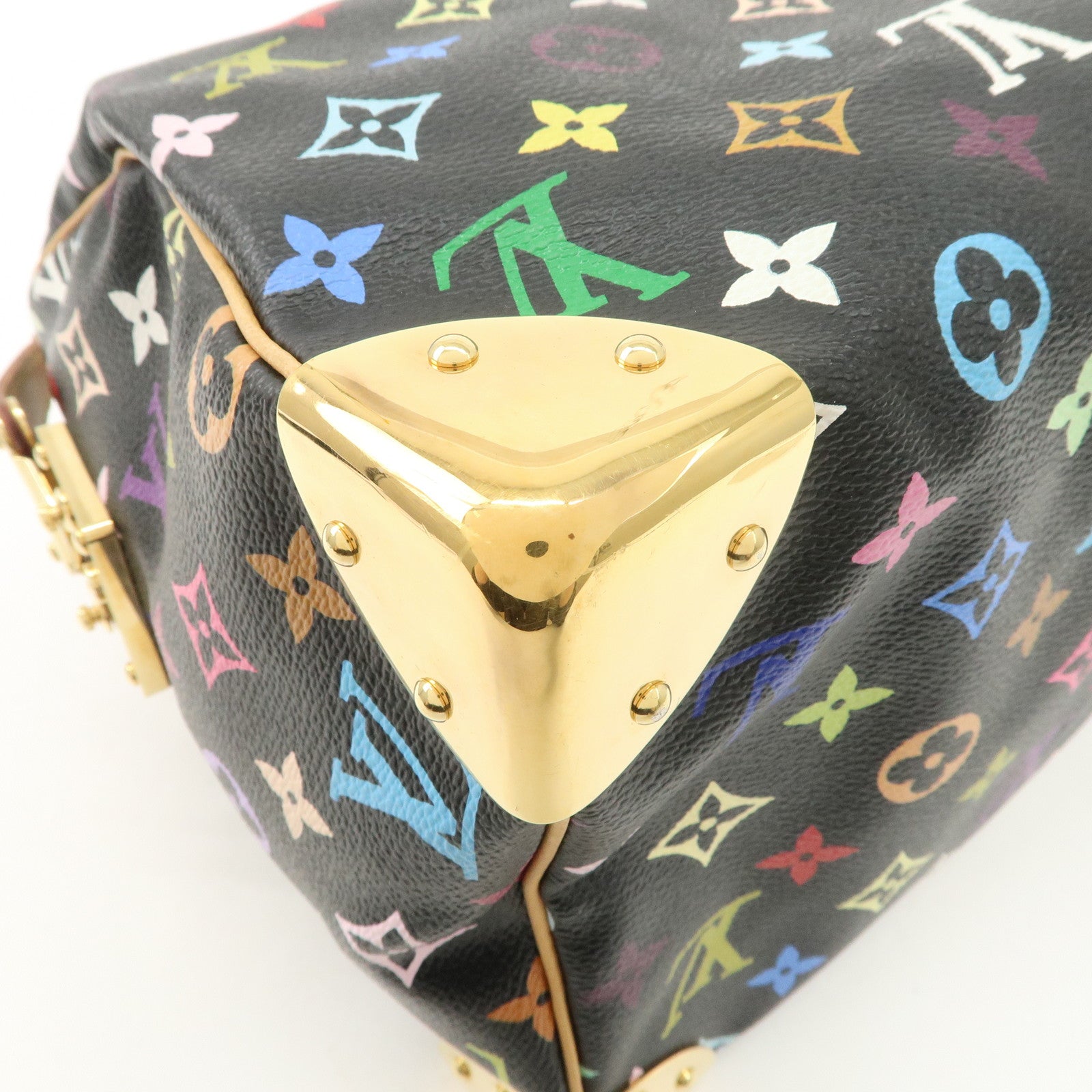 Louis Vuitton Monogram Multicolor Speedy 30 Hand Bag M92642 Used