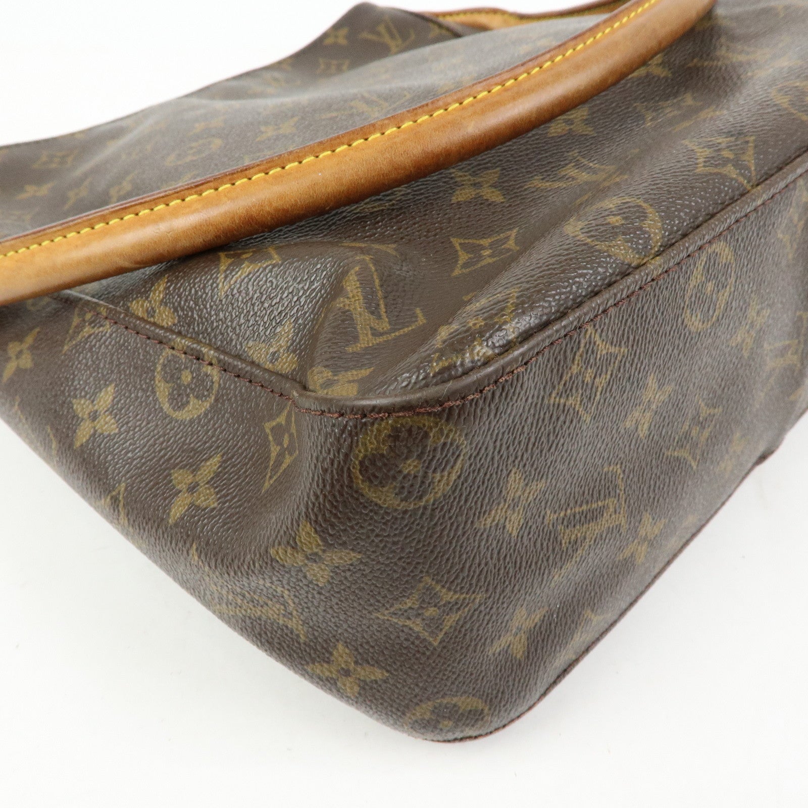 Louis Vuitton Monogram Looping GM Shoulder Bag Brown M51145