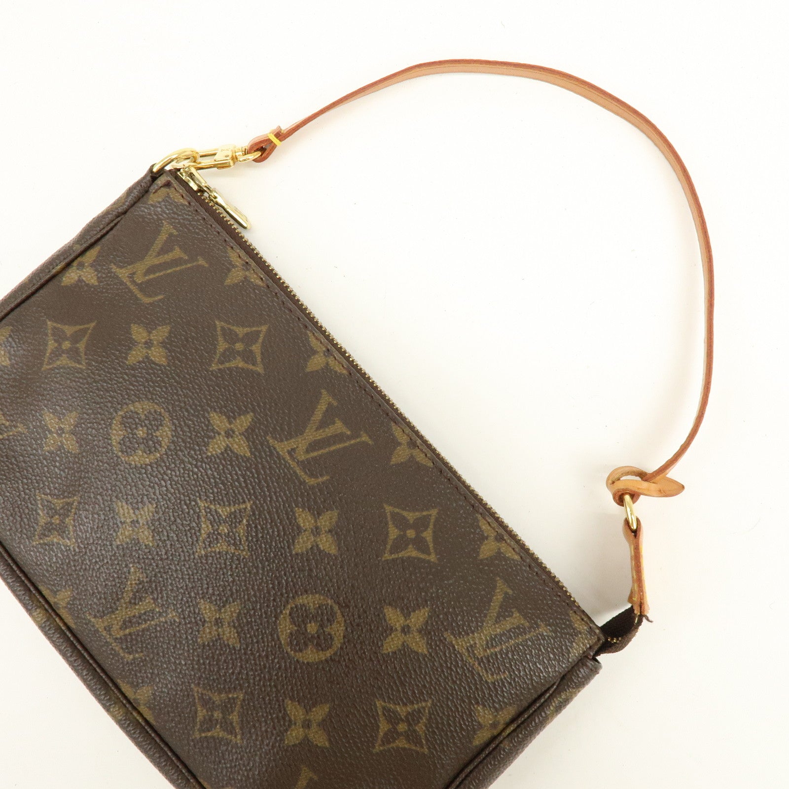 Louis Vuitton Monogram Pochette Accessoires Pouch Hand Bag M51980
