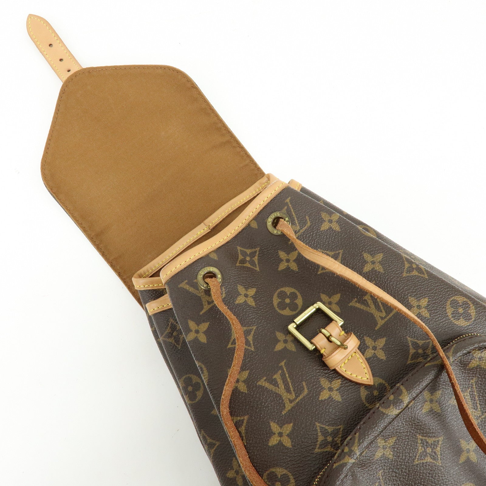 Louis Vuitton Monogram Montsouris MM Backpack Brown M51136