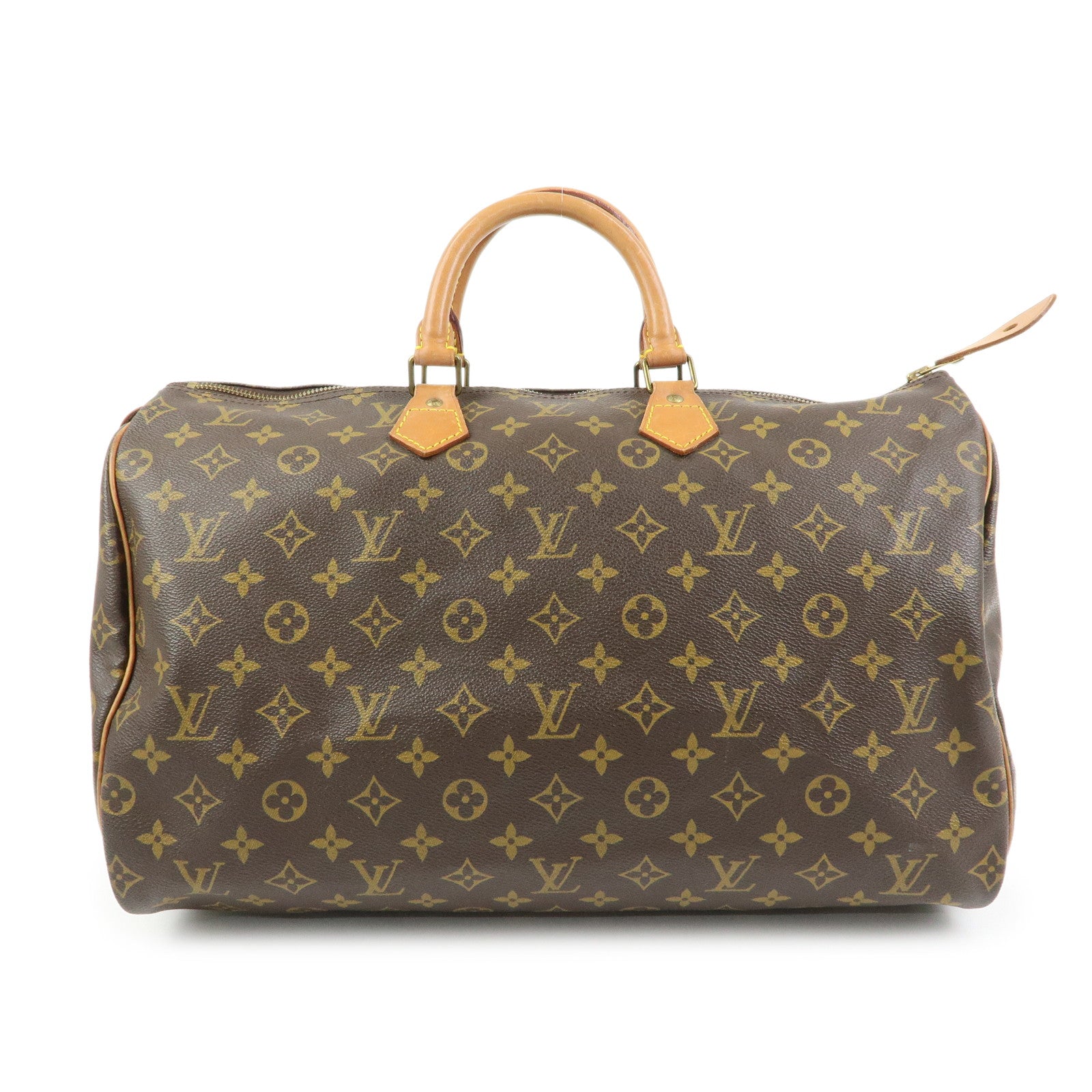 Louis Vuitton Monogram Speedy 40 Hand Bag Boston Bag Brown M41522