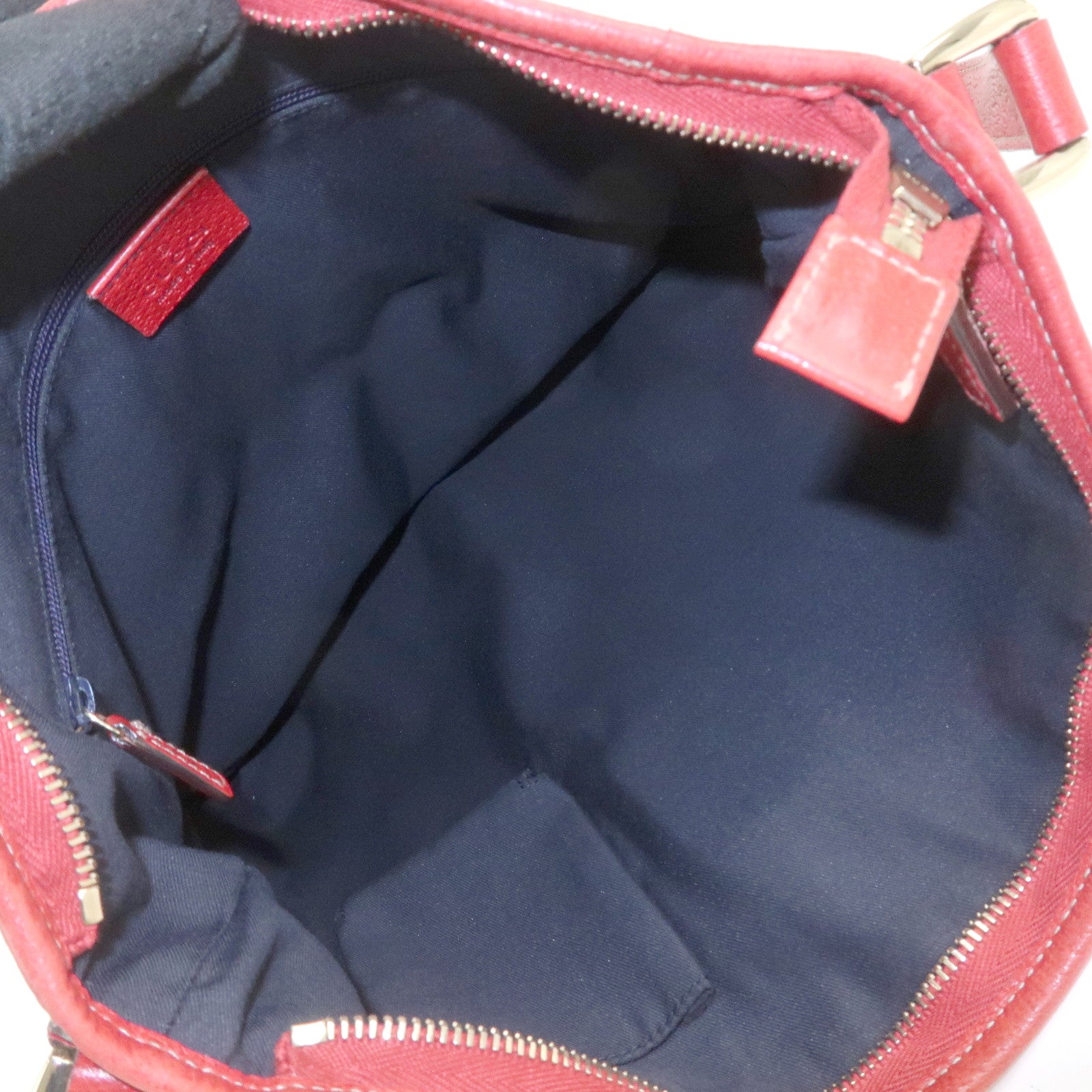 GUCCI Abbey GG Canvas Leather Shoulder Bag Crossbody Bag 131326