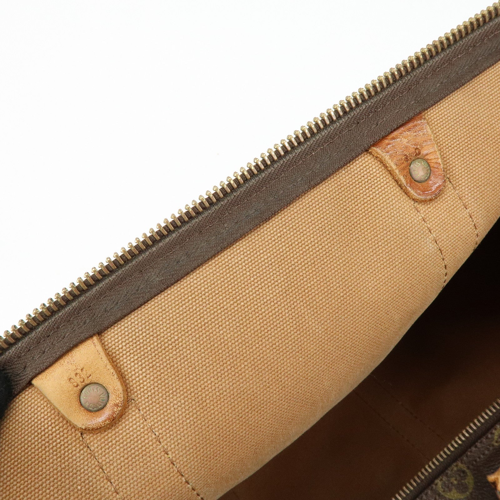 Louis Vuitton Monogram Keep All Bandouliere 55 Boston Bag M41414