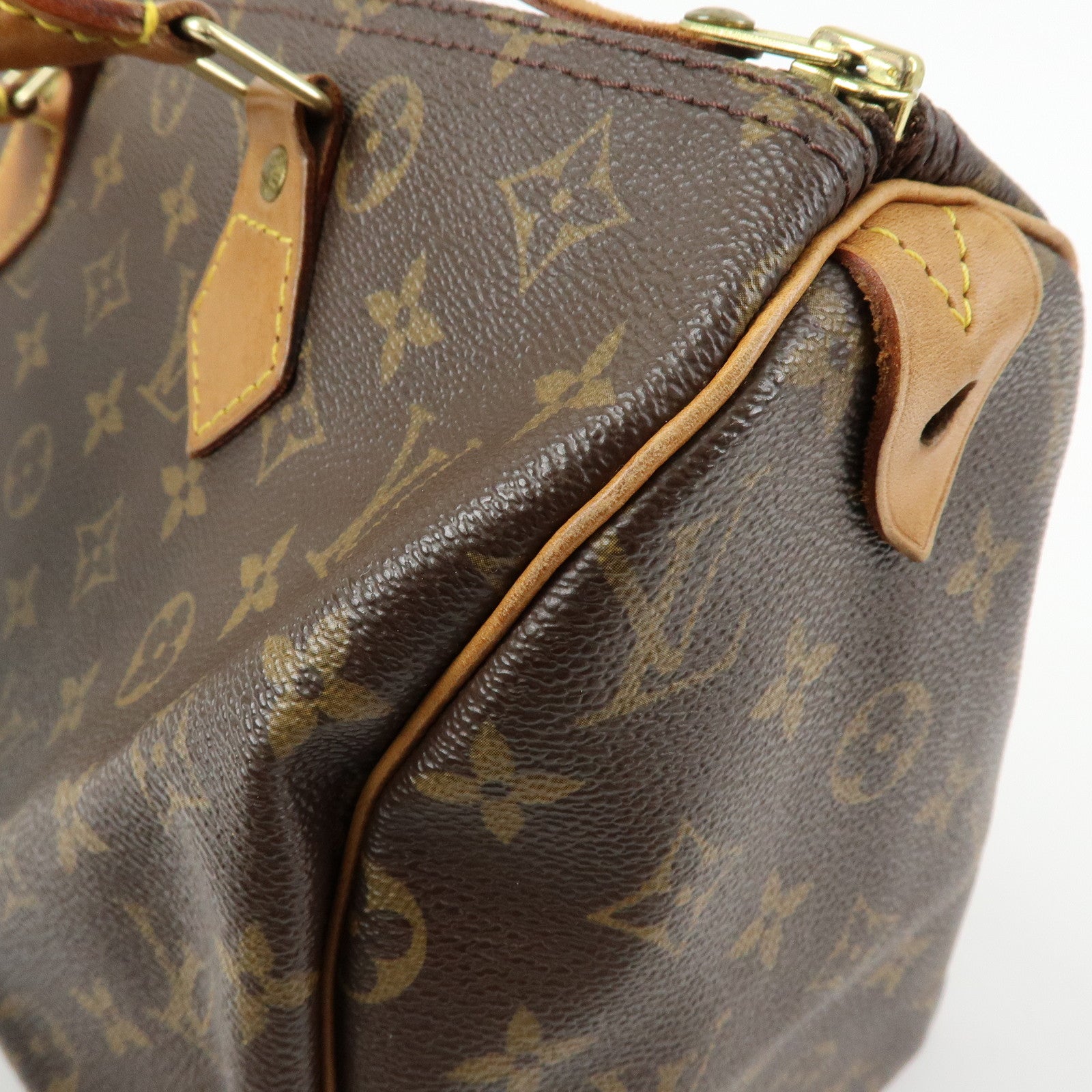 Louis Vuitton Monogram Speedy 30 Boston Bag Hand Bag Brown M41526