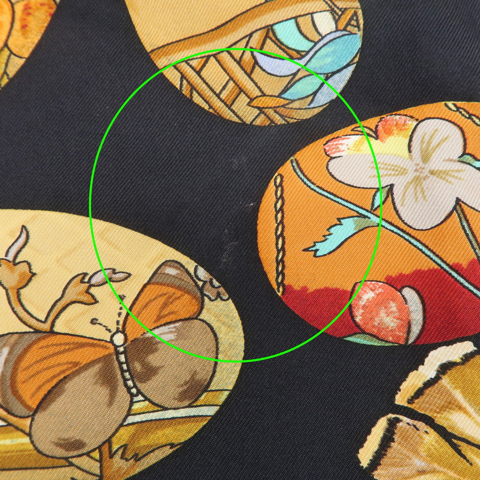 HERMES Carre 90 Silk 100% COUVEE D'HERMES Scarf Black Brown