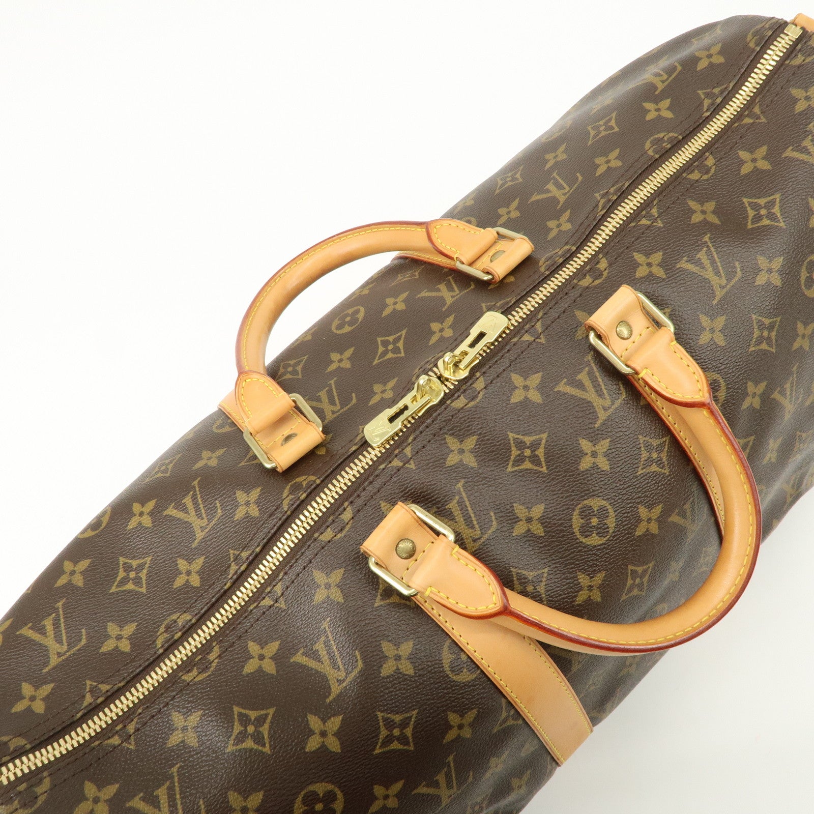 Louis Vuitton Monogram Keep All Bandouliere 50 Boston Bag M41416