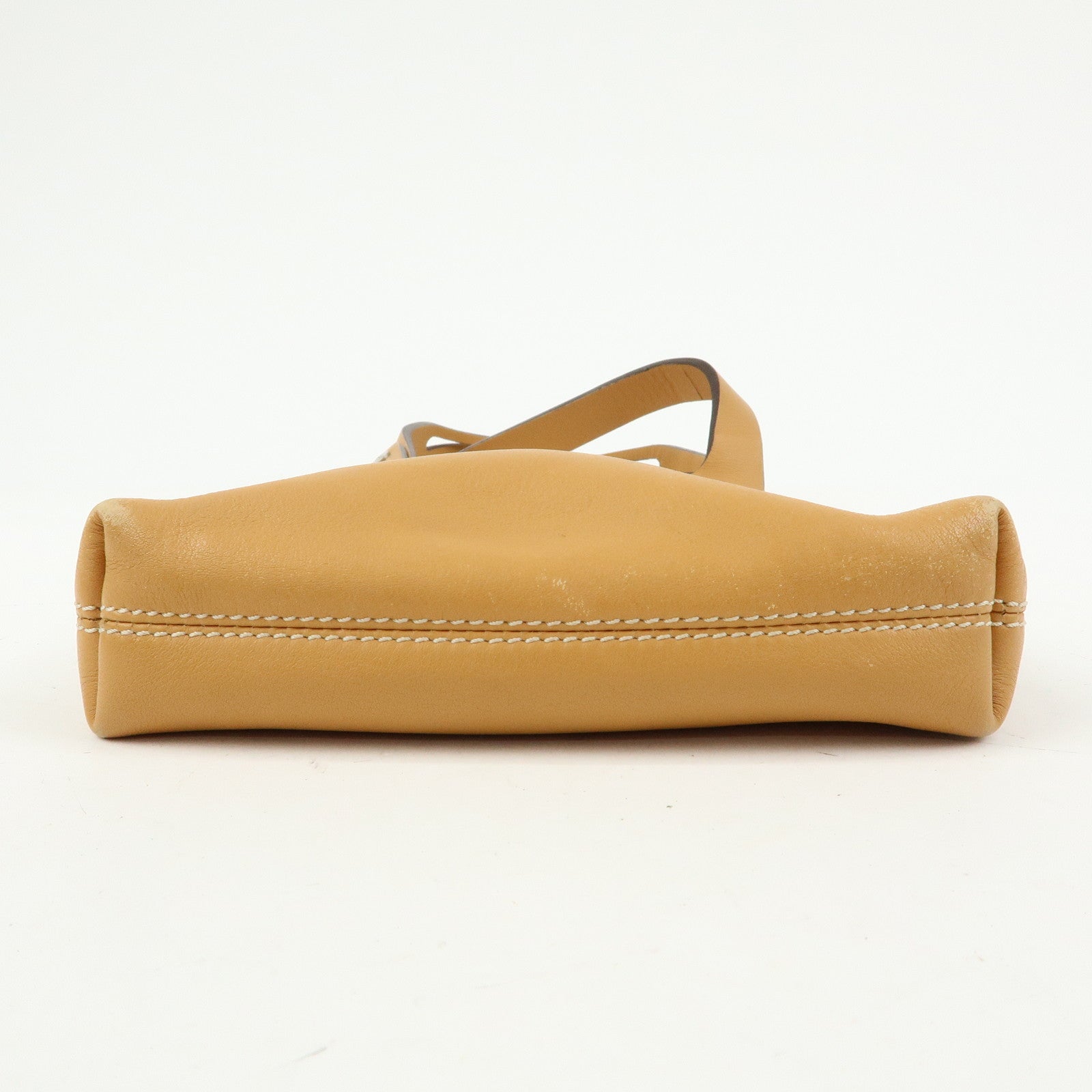 LOEWE Leather Shoulder Bag Crossbody Bag Camel Brown